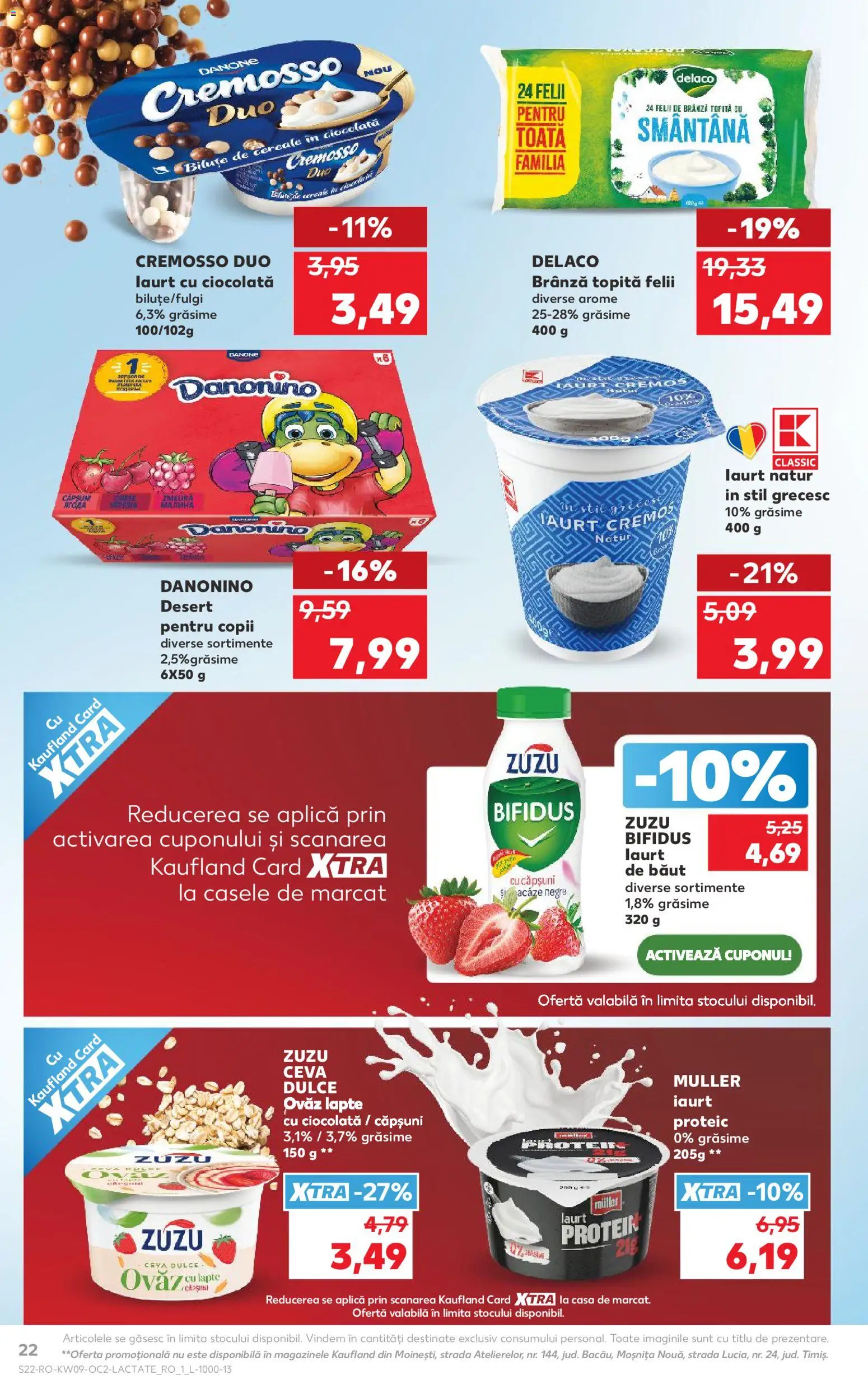 Catalog Kaufland 25 Februarie - 2 Martie 2026 | Pagina 22 | Produse: Lapte, Ciocolată, Cereale, Smântână