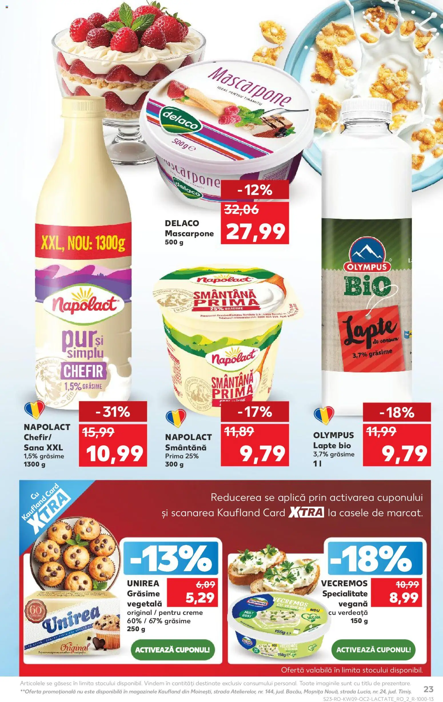 Catalog Kaufland 25 Februarie - 2 Martie 2026 | Pagina 23 | Produse: Şerit ödül, Lapte, Kefir, Mascarpone