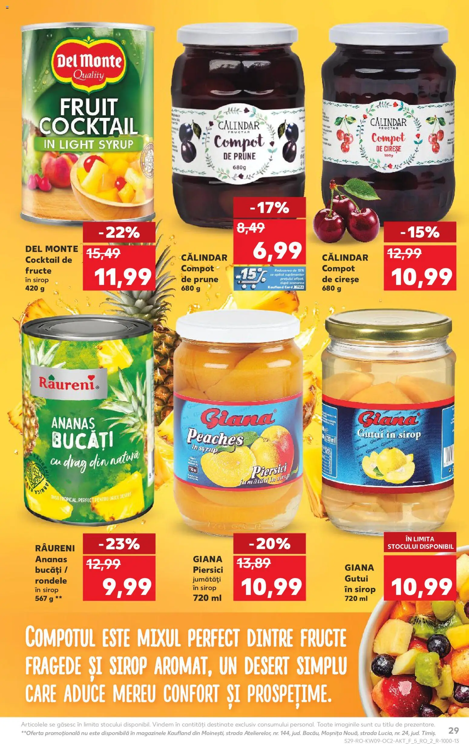 Catalog Kaufland 25 Februarie - 2 Martie 2026 | Pagina 29 | Produse: Cocktail, Compot, Sirop, Cireșe