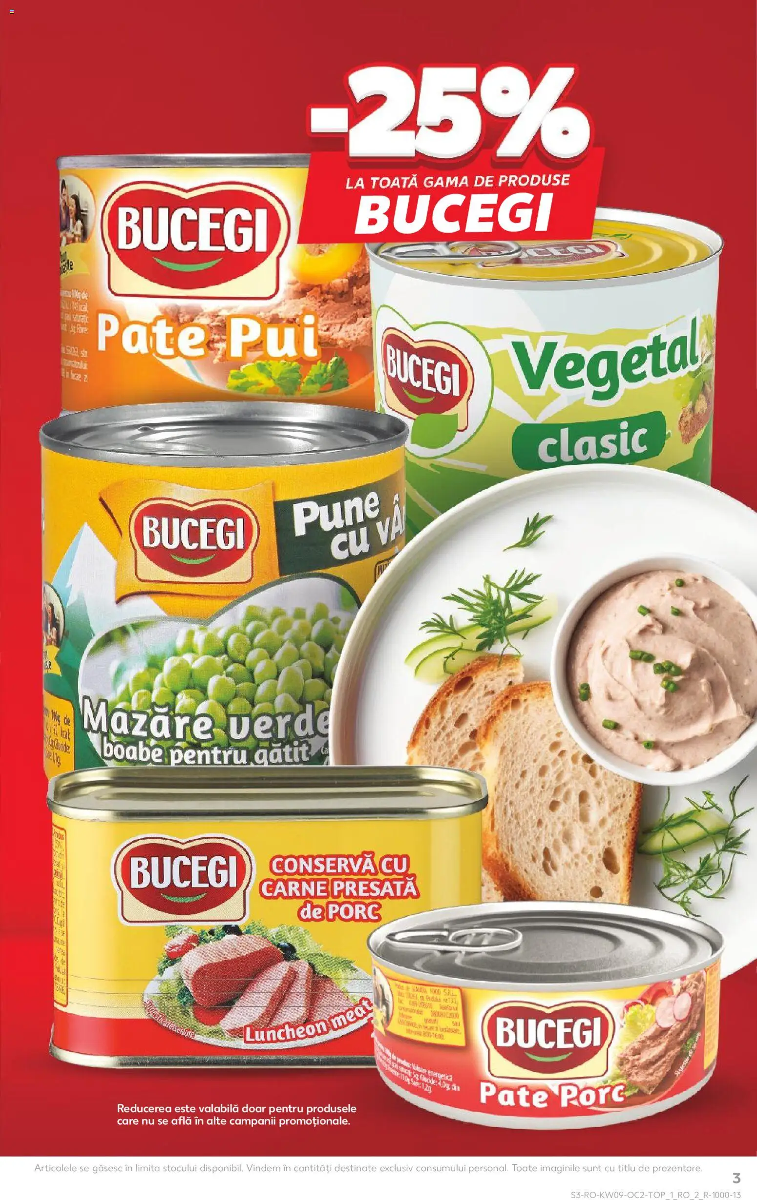 Catalog Kaufland 25 Februarie - 2 Martie 2026 | Pagina 3 | Produse: Mazăre, Hacıyatmaz Kedi Oyuncağı, Pate