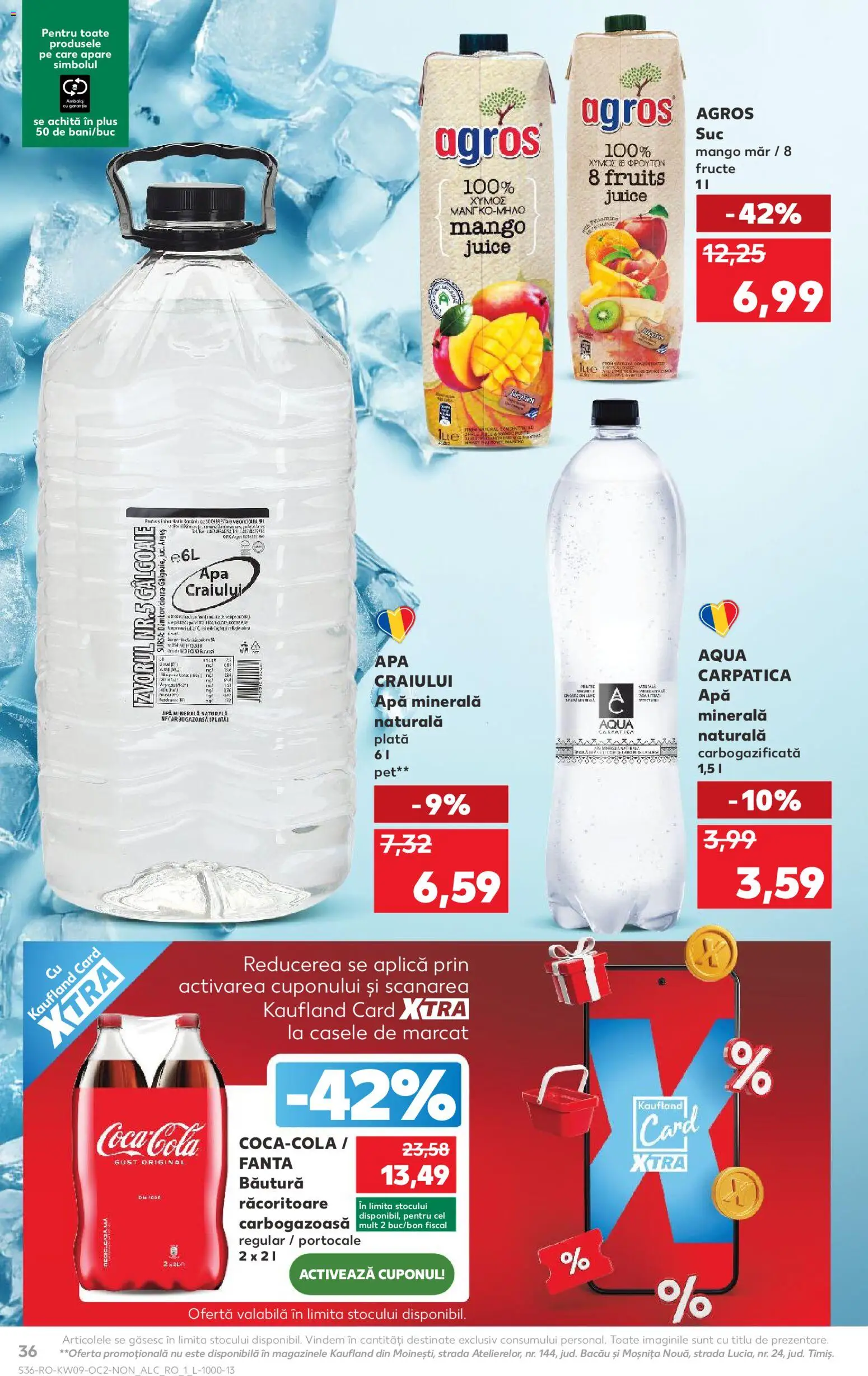Catalog Kaufland 25 Februarie - 2 Martie 2026 | Pagina 36 | Produse: Suc, Portocale, Fructe, Mango
