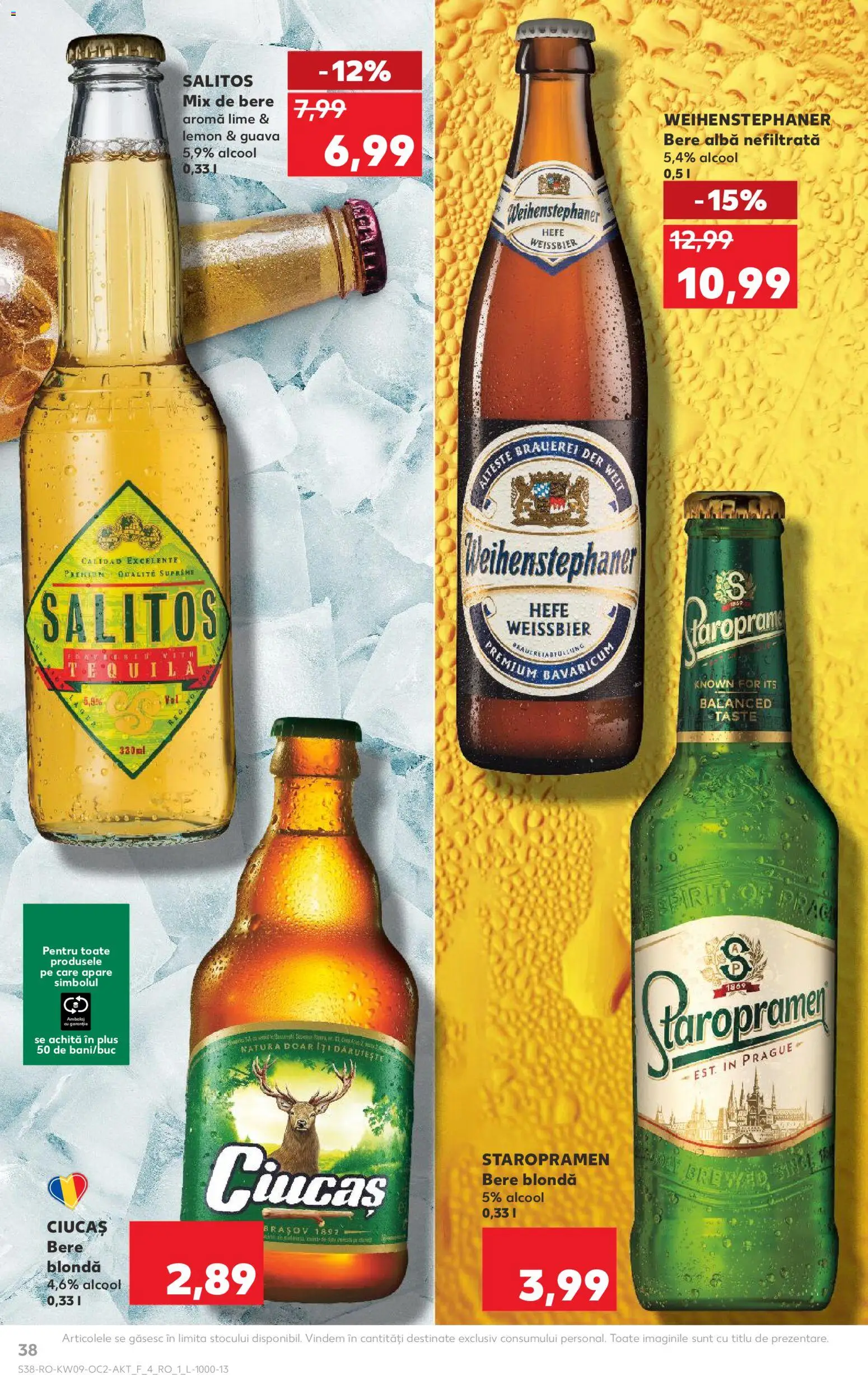 Catalog Kaufland 25 Februarie - 2 Martie 2026 | Pagina 38 | Produse: Lime, Bere