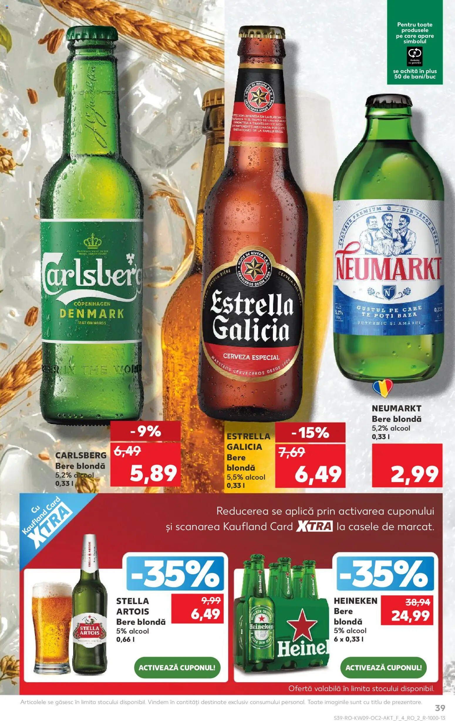 Catalog Kaufland 25 Februarie - 2 Martie 2026 | Pagina 39 | Produse: Bere