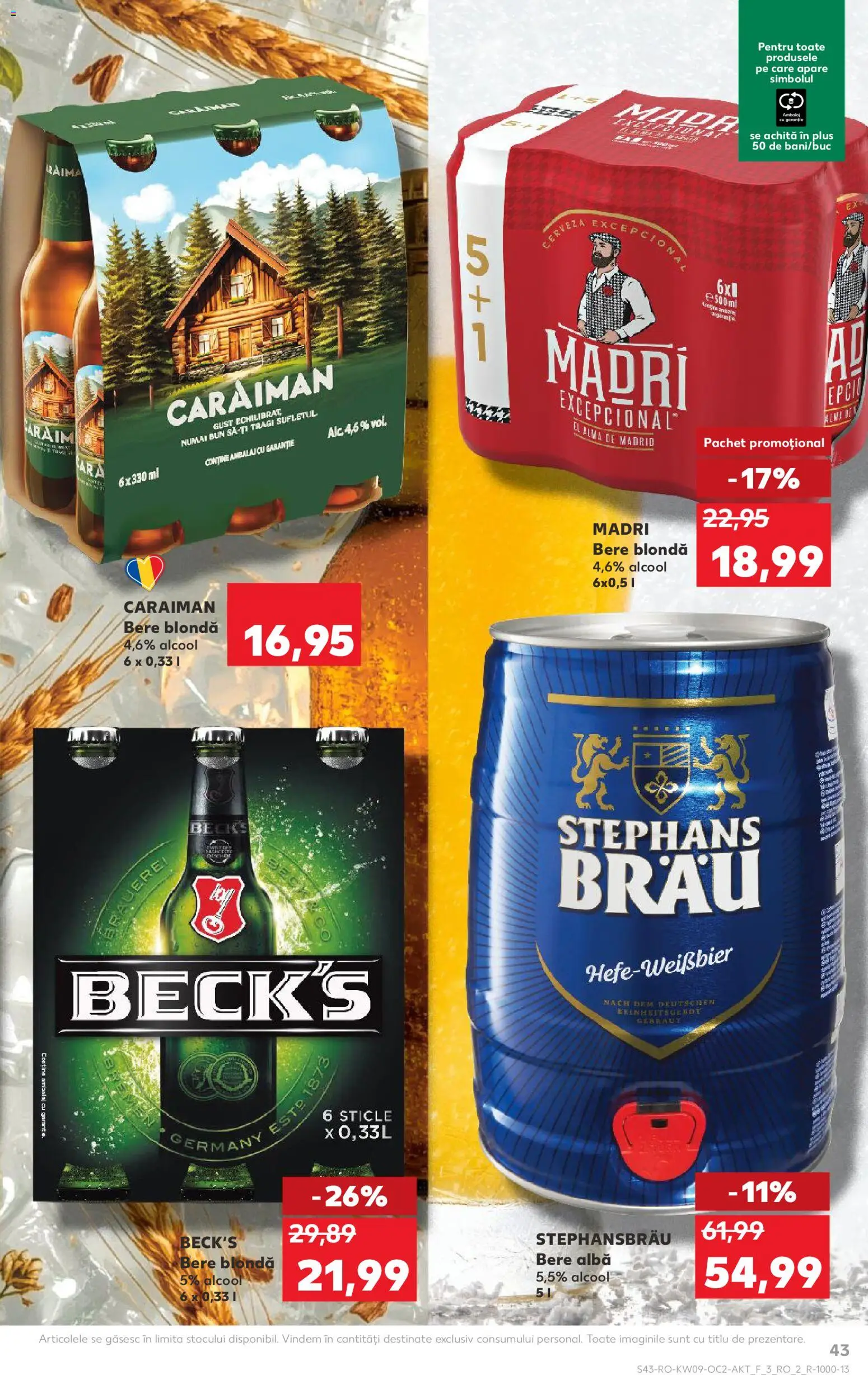 Catalog Kaufland 25 Februarie - 2 Martie 2026 | Pagina 43 | Produse: Bere