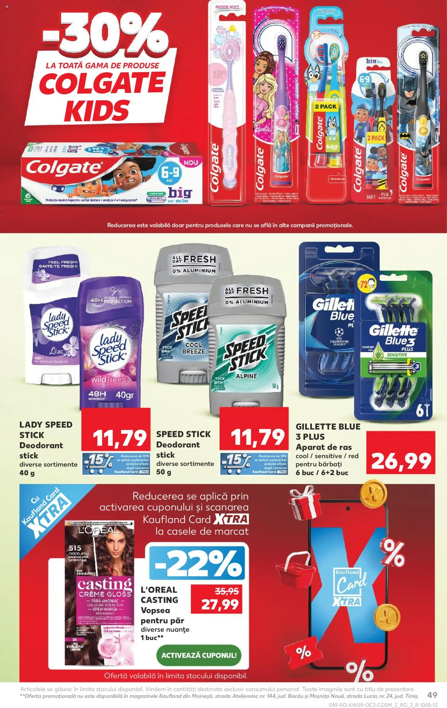 Catalog Kaufland 25 Februarie - 2 Martie 2026 | Pagina 49 | Produse: Aparat De Ras, Vopsea, Deodorant