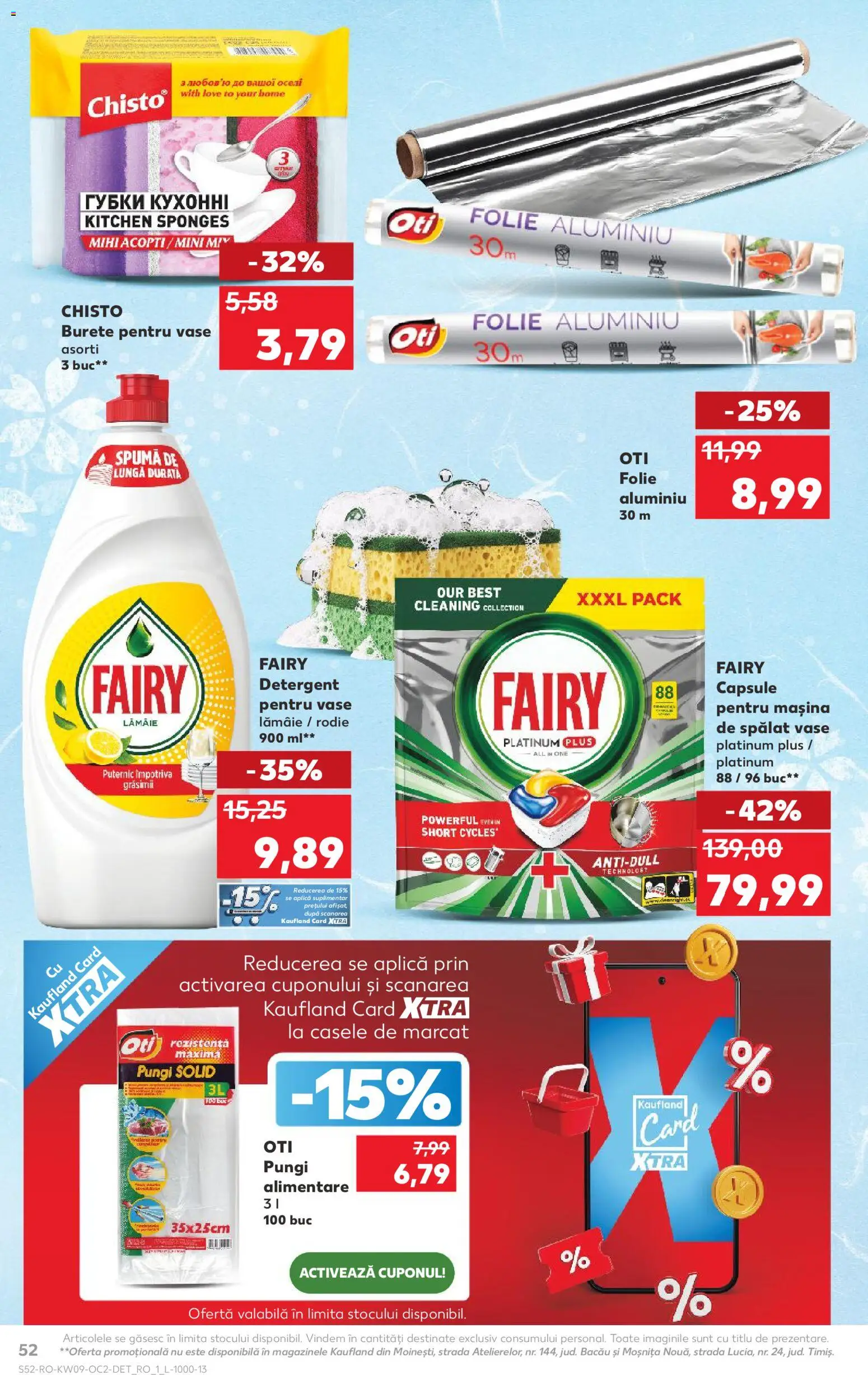Catalog Kaufland 25 Februarie - 2 Martie 2026 | Pagina 52 | Produse: Mașină De Spălat, Burete, Detergent, Lămâie