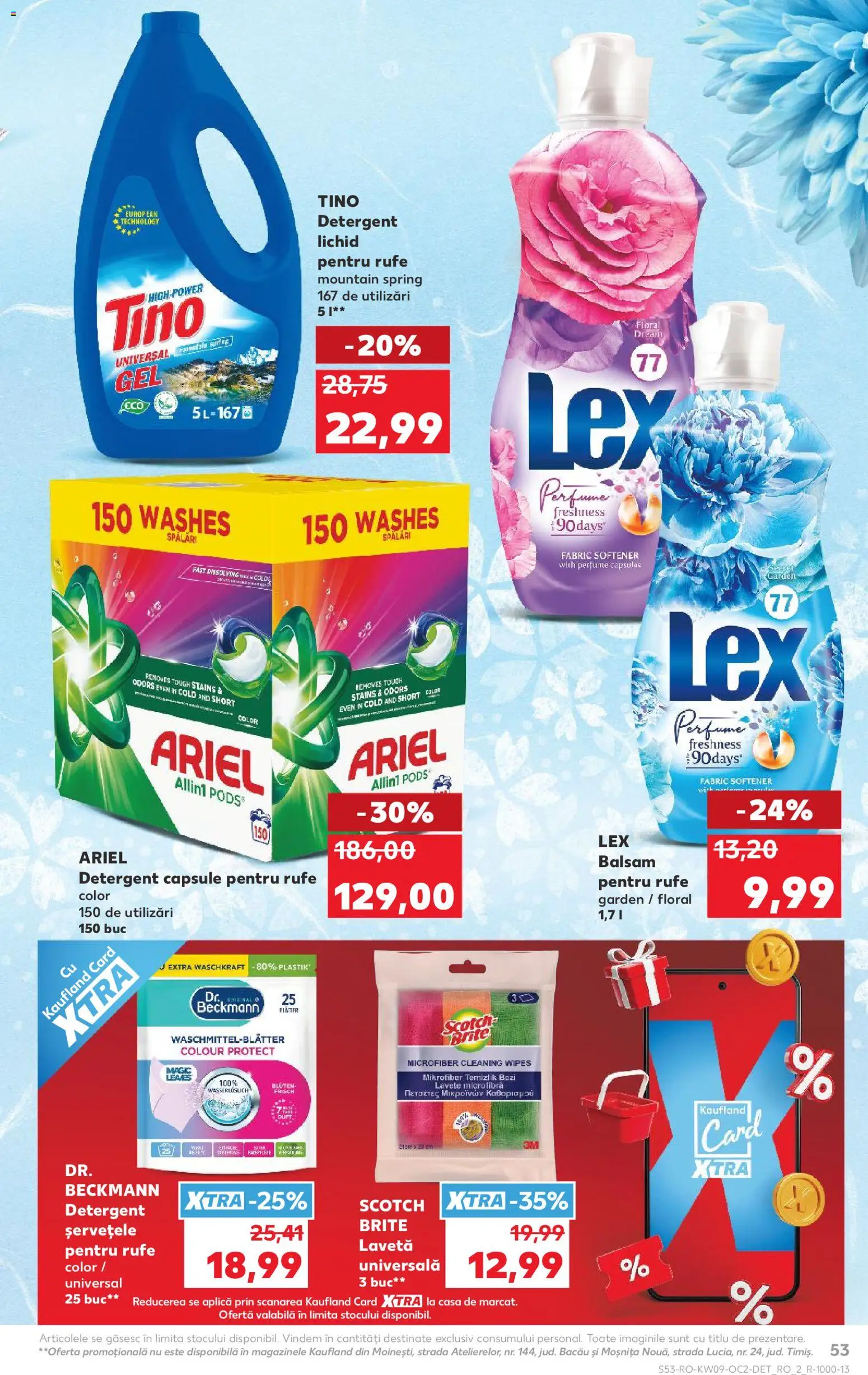 Catalog Kaufland 25 Februarie - 2 Martie 2026 | Pagina 53 | Produse: Balsam, Detergent, Lavete