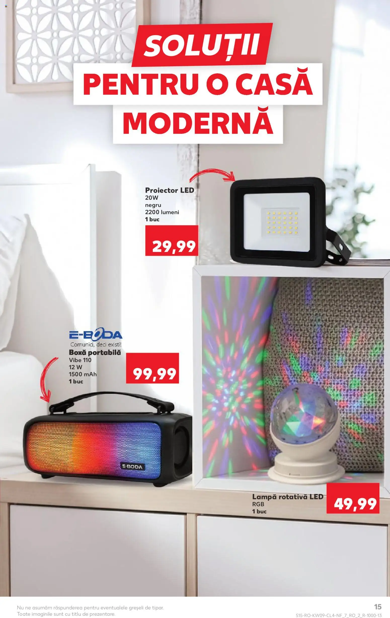 Catalog Kaufland 25 Februarie - 2 Martie 2026 | Pagina 15 | Produse: Speaker, Babak, Lampă, Boxă portabilă