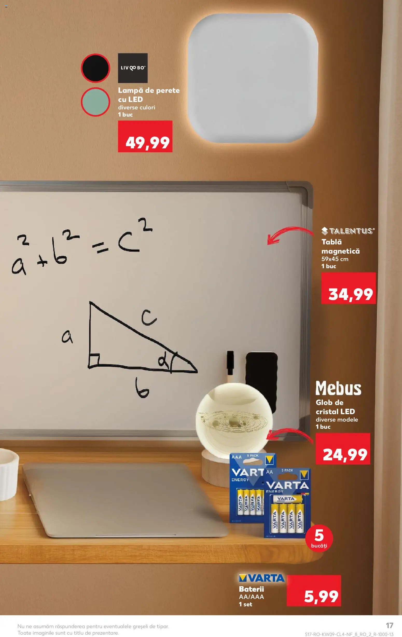 Catalog Kaufland 25 Februarie - 2 Martie 2026 | Pagina 17 | Produse: Tablă, Babak, Lampă, Baterii