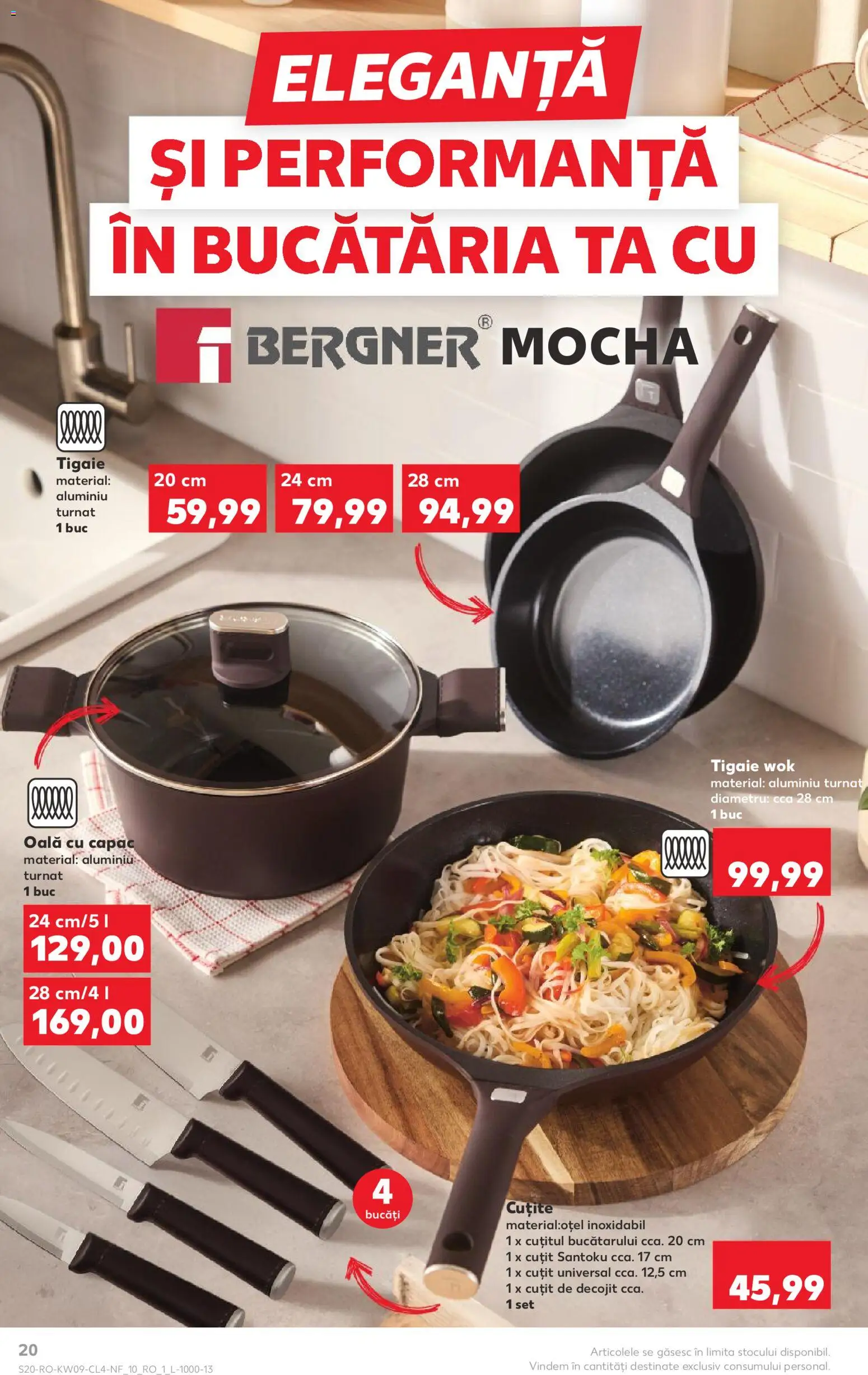 Catalog Kaufland 25 Februarie - 2 Martie 2026 | Pagina 20 | Produse: Tigaie, Oală, Cuțit