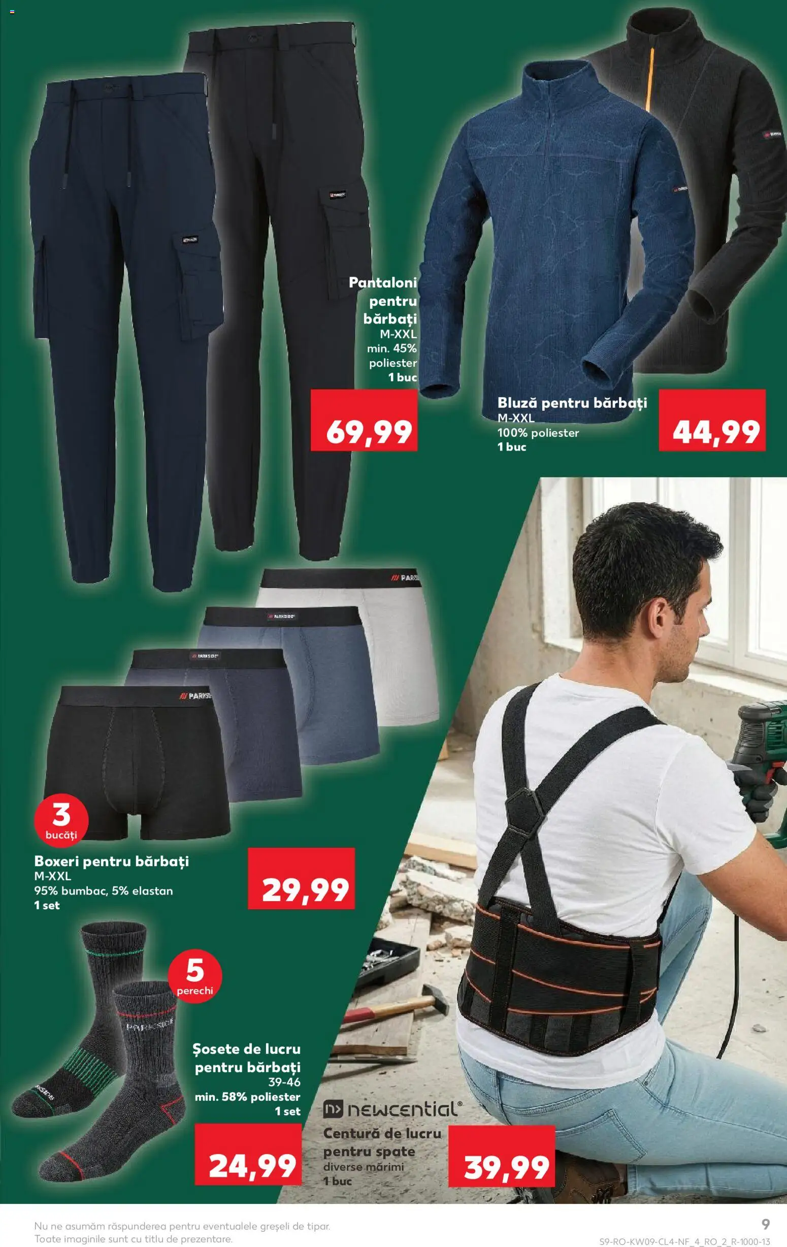 Catalog Kaufland 25 Februarie - 2 Martie 2026 | Pagina 9 | Produse: Bluză, Pantaloni, Șosete, Boxeri