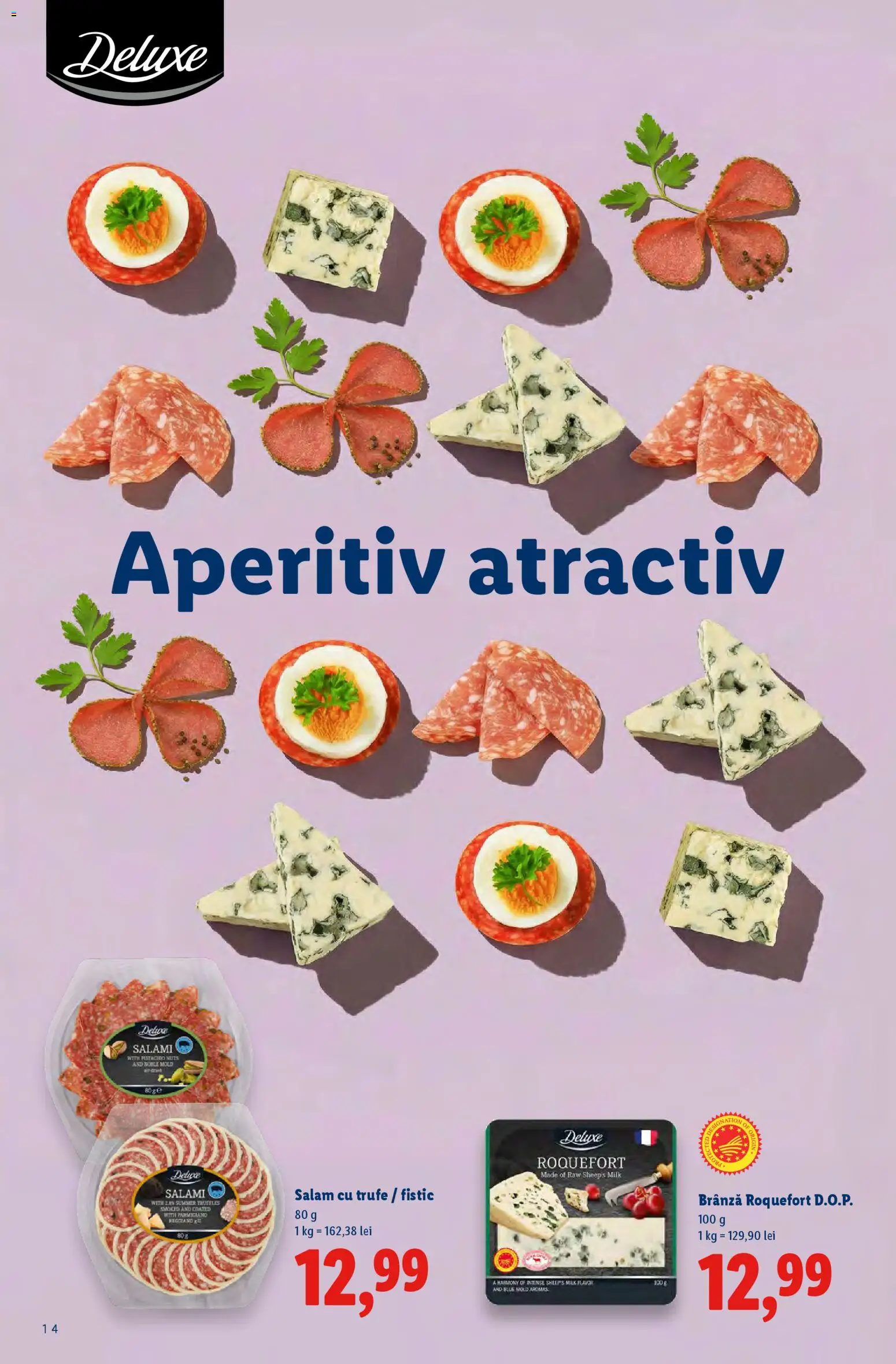 Catalog LIDL 2 Martie - 11 Aprilie 2026 | Pagina 14 | Produse: Brânză, Salam, Fistic