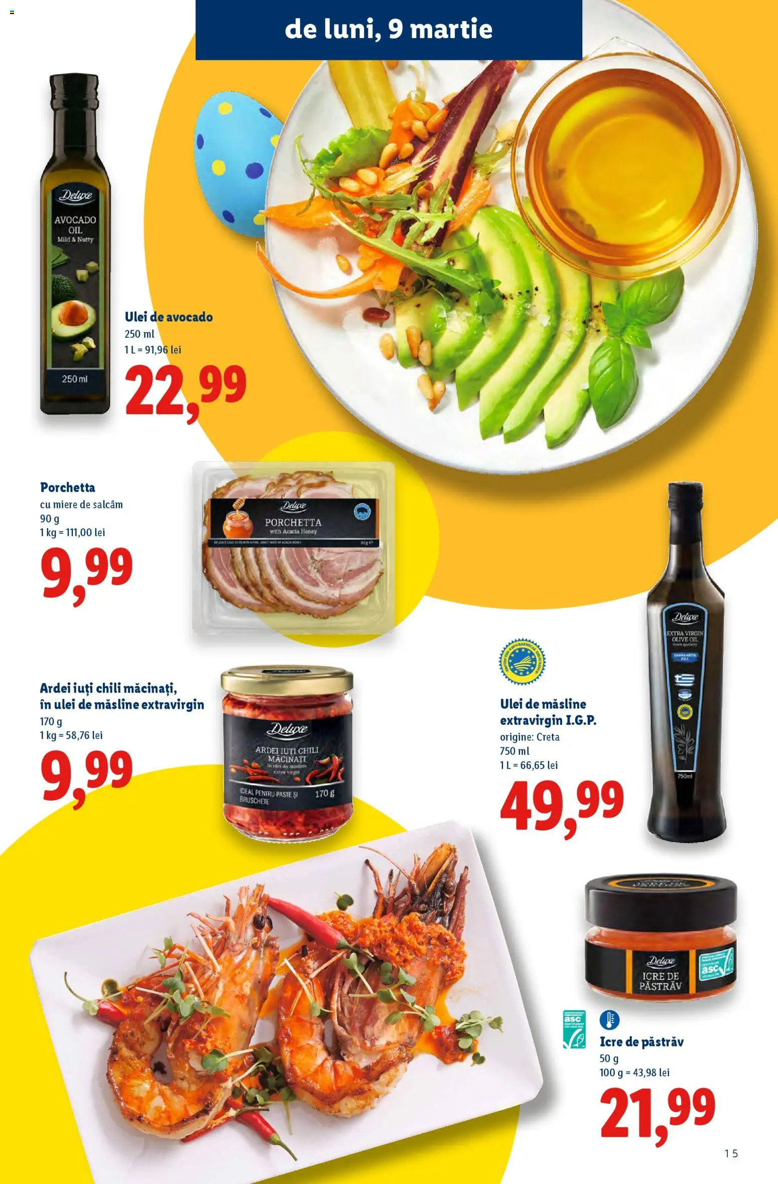 Catalog LIDL 2 Martie - 11 Aprilie 2026 | Pagina 15 | Produse: Măsline, Ardei, Paste, Avocado