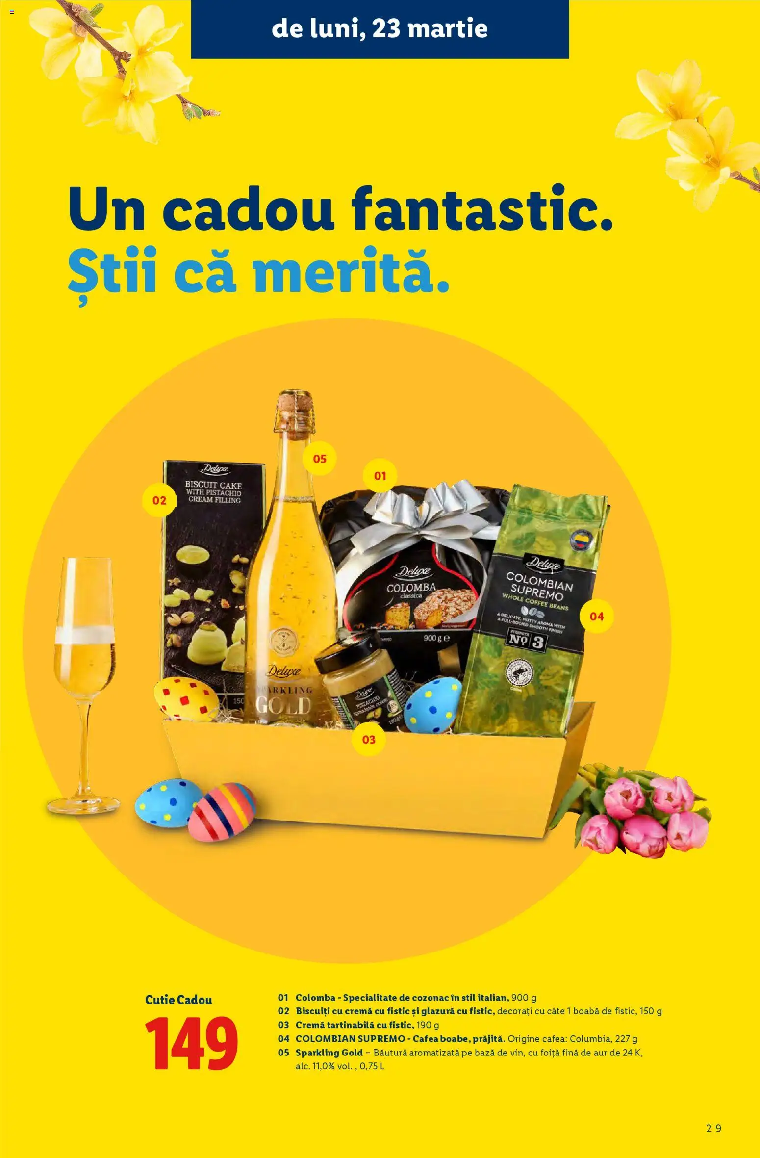 Catalog LIDL 2 Martie - 11 Aprilie 2026 | Pagina 29 | Produse: Cutie, Cremă, Fistic, Biscuiți