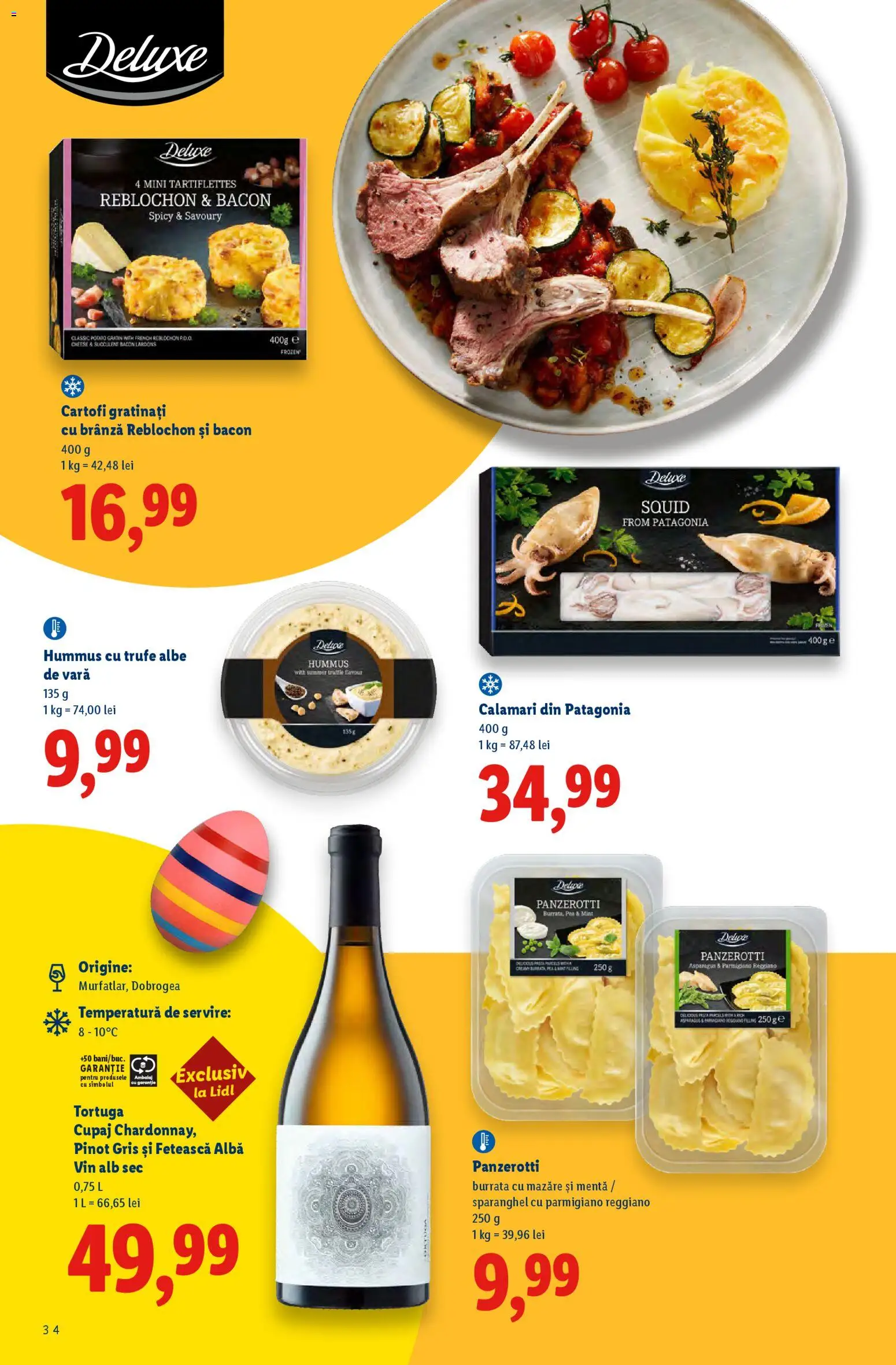 Catalog LIDL 2 Martie - 11 Aprilie 2026 | Pagina 34 | Produse: Çift taraflı üst, Bacon, Brânză, Cartofi