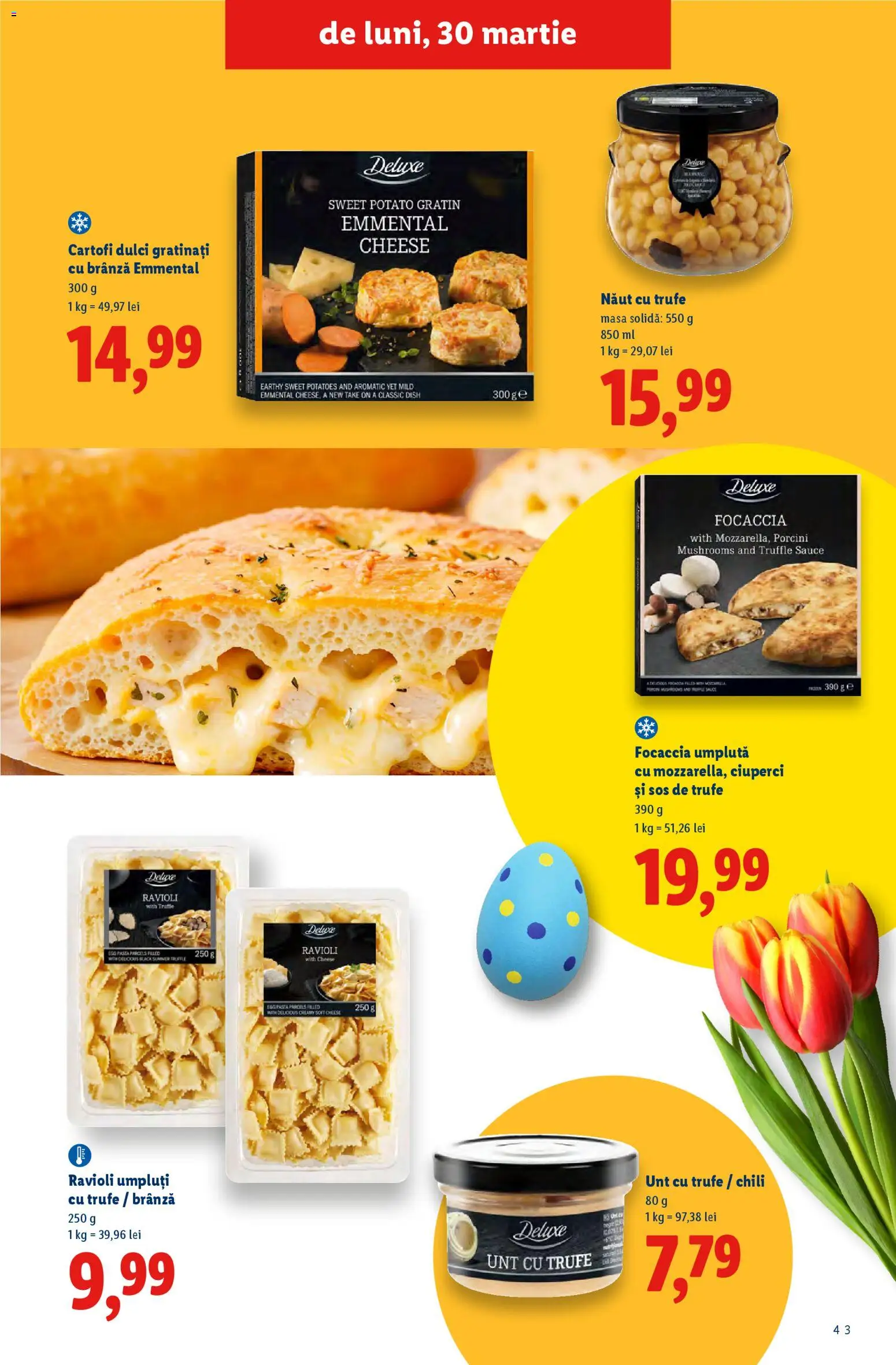 Catalog LIDL 2 Martie - 11 Aprilie 2026 | Pagina 43 | Produse: Masă, Ciuperci, Unt, Cartofi