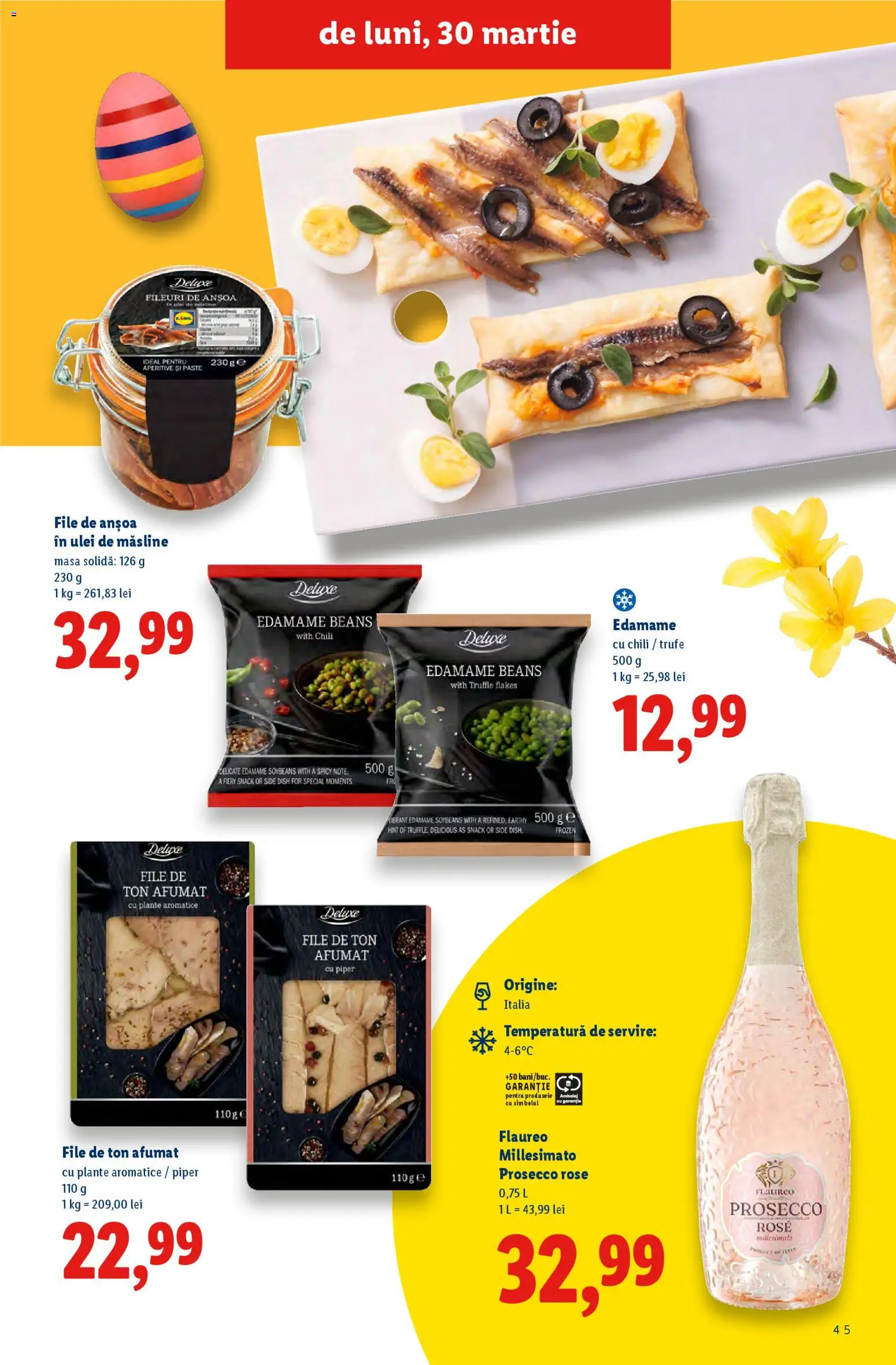 Catalog LIDL 2 Martie - 11 Aprilie 2026 | Pagina 45 | Produse: Măsline, Prosecco, Ulei, Demirhindi