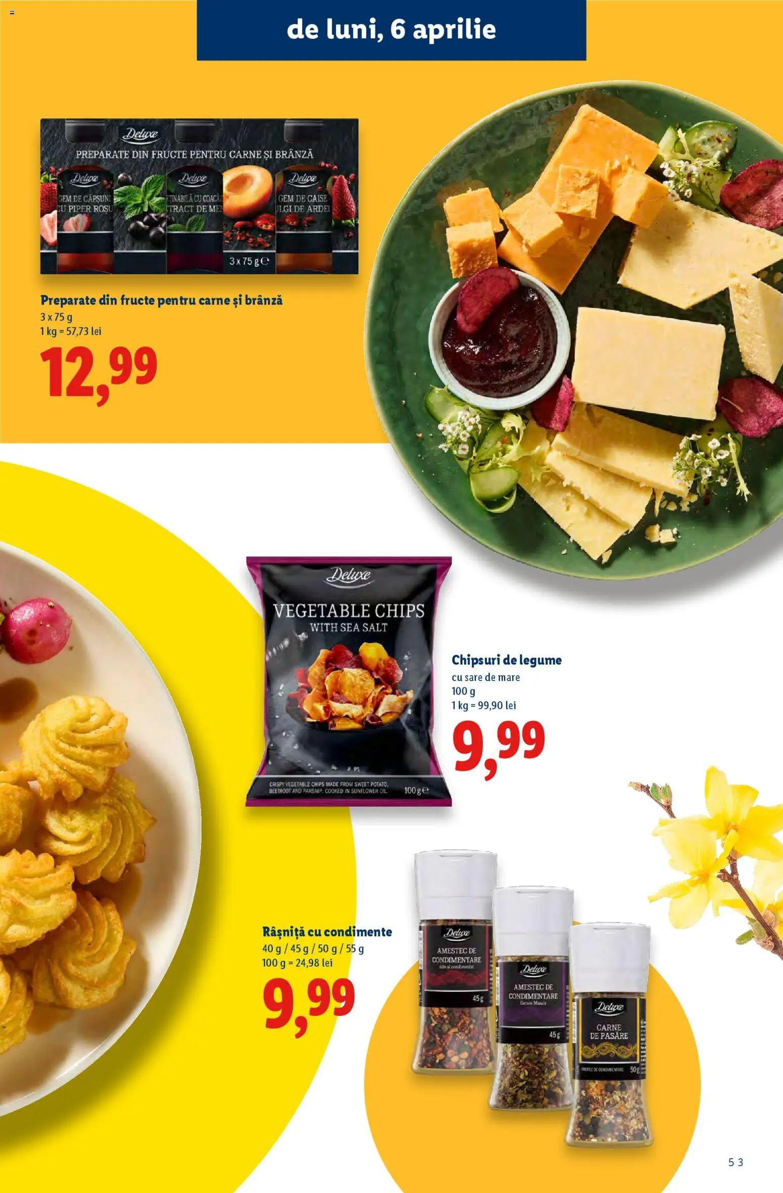 Catalog LIDL 2 Martie - 11 Aprilie 2026 | Pagina 53 | Produse: Brânză, Căpșuni, Ahtapot, Condimente