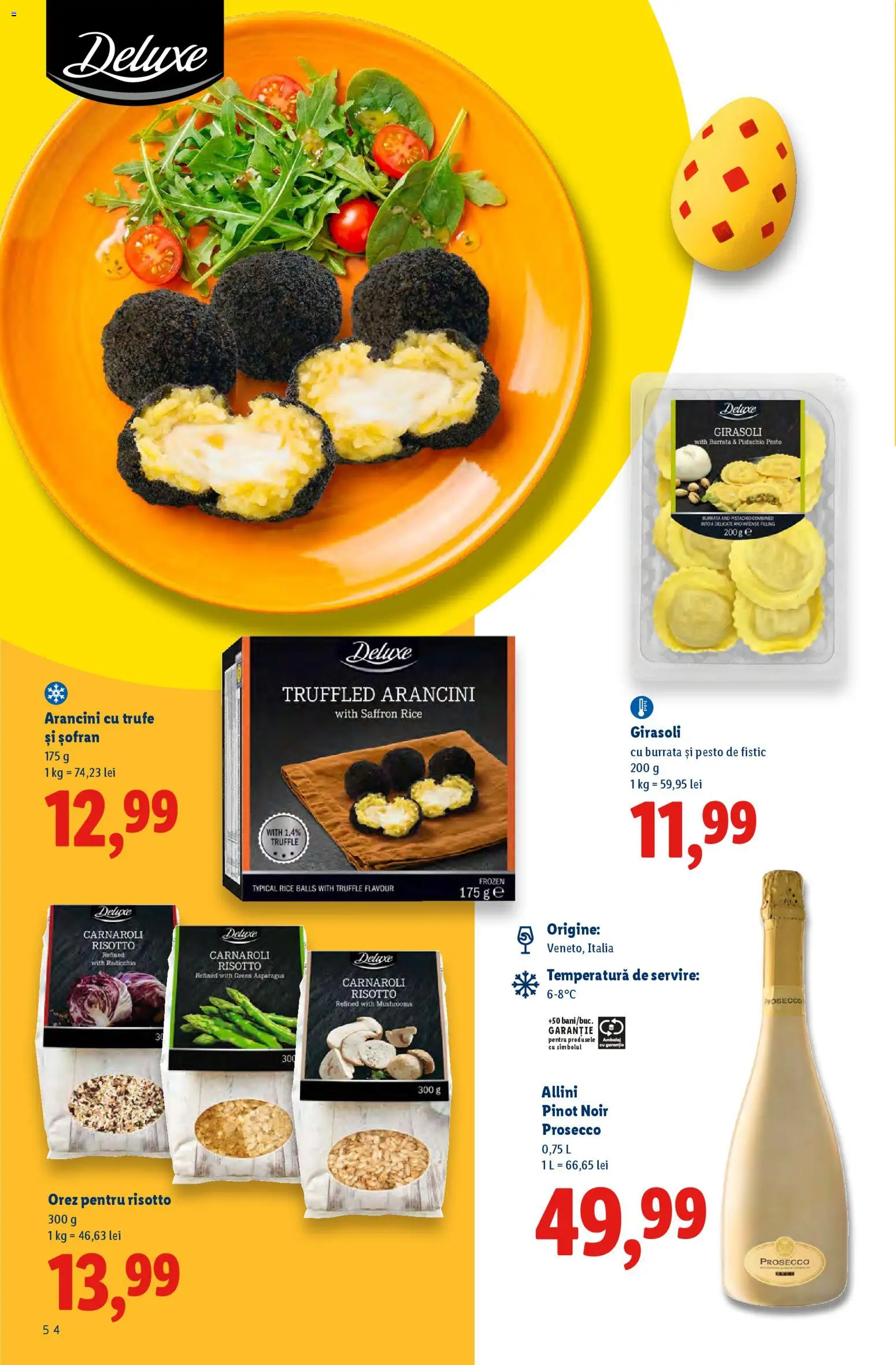 Catalog LIDL 2 Martie - 11 Aprilie 2026 | Pagina 54 | Produse: Çift taraflı üst, Prosecco, Orez, Fistic
