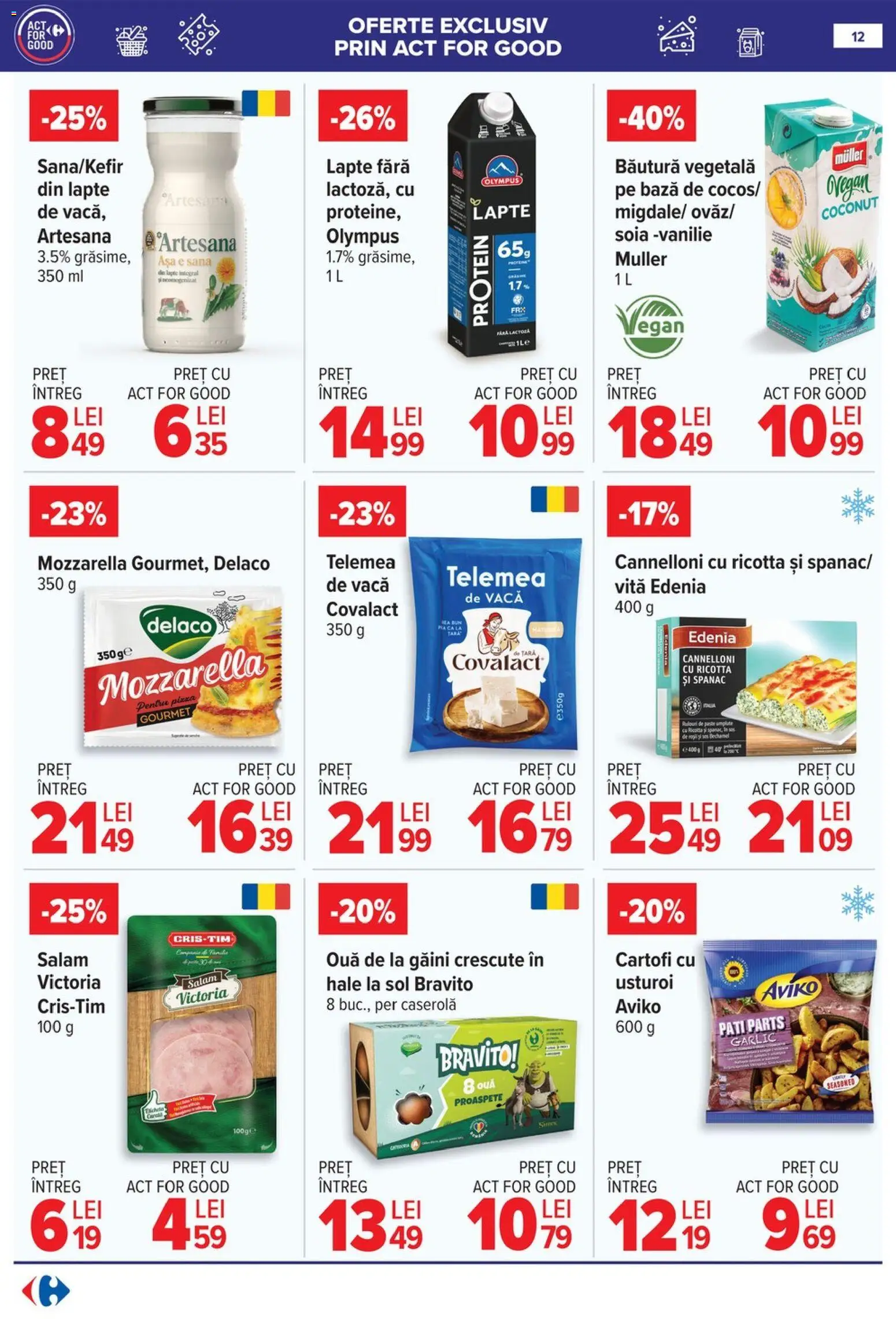 Catalog Carrefour 25 Februarie - 7 Martie 2026 | Pagina 13 | Produse: Ouă, Salam, Pizza, Cartofi