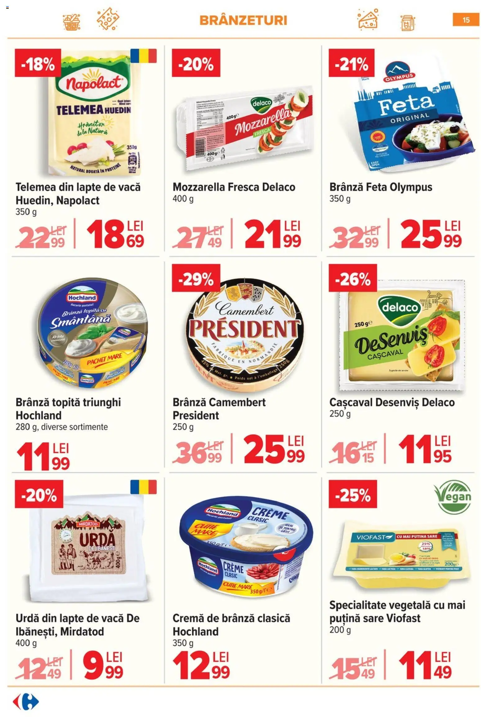 Catalog Carrefour 25 Februarie - 7 Martie 2026 | Pagina 16 | Produse: Masaüstü kılıfı, Lapte, Brânză, Cremă