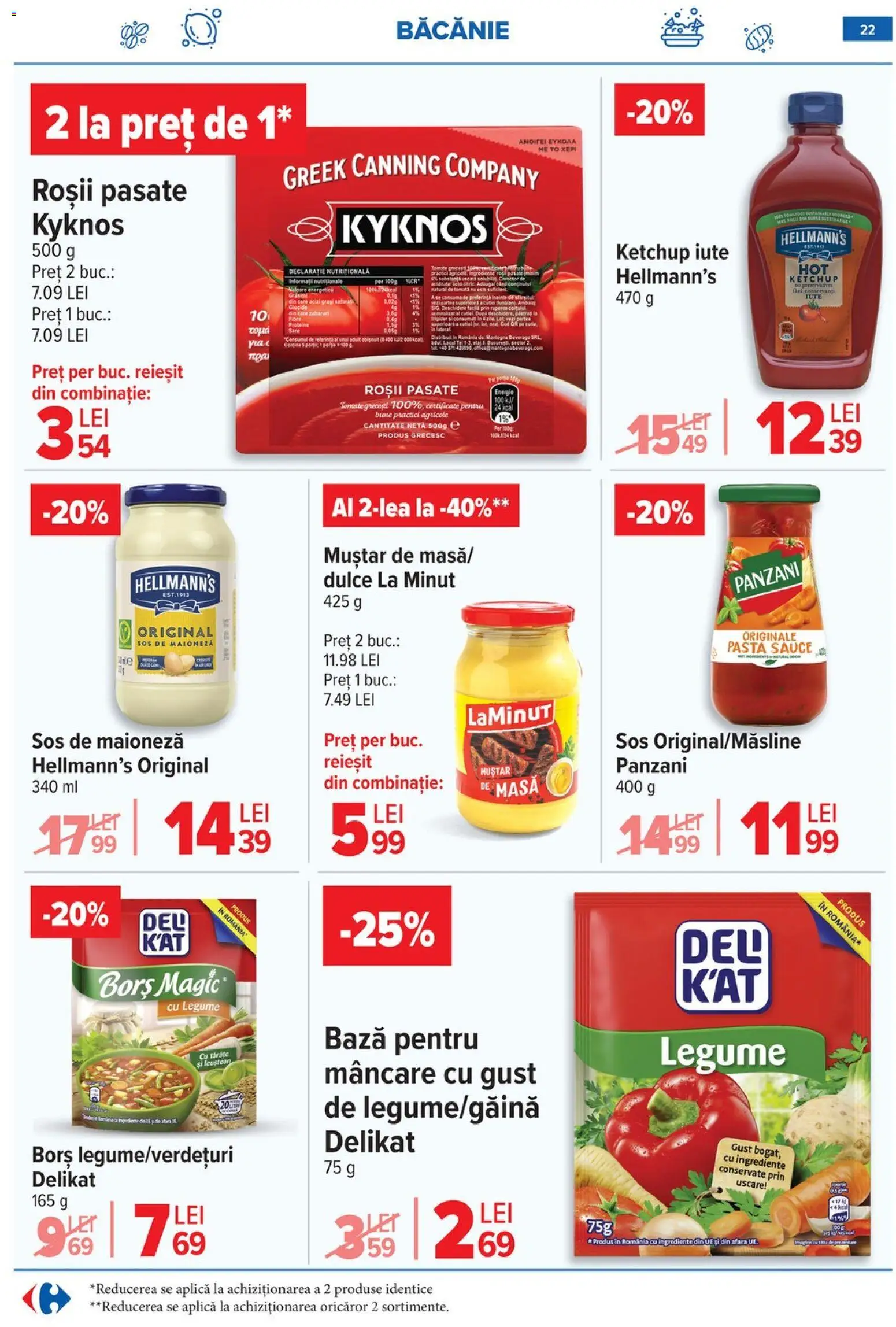 Catalog Carrefour 25 Februarie - 7 Martie 2026 | Pagina 23 | Produse: Roșii, Muștar, Legume, Sare