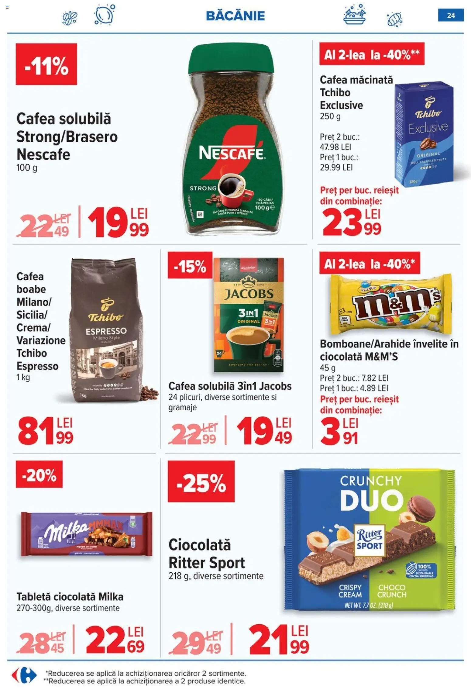 Catalog Carrefour 25 Februarie - 7 Martie 2026 | Pagina 25 | Produse: Delgeç, Tabletă, Cafea, Ciocolată