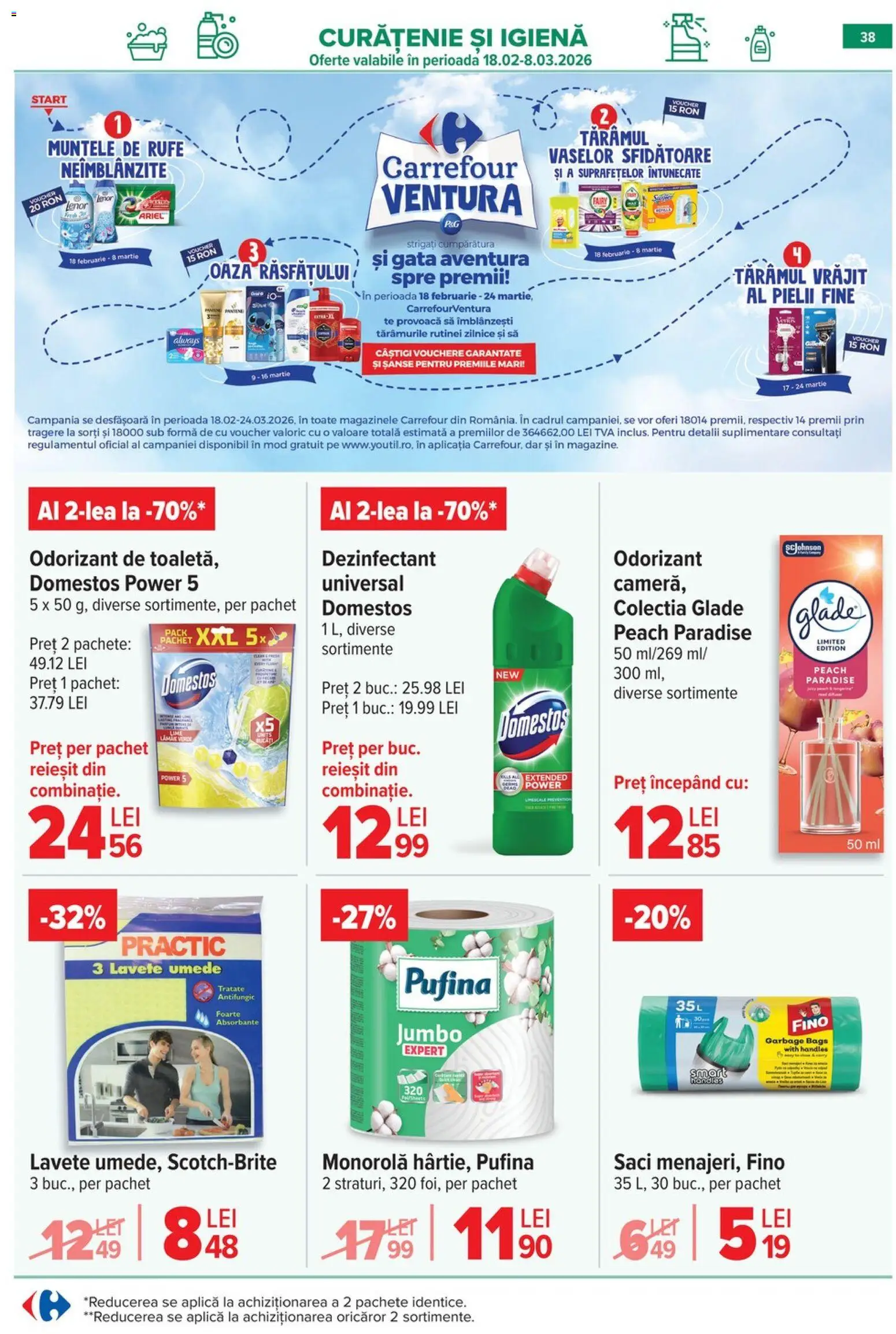 Catalog Carrefour 25 Februarie - 7 Martie 2026 | Pagina 41 | Produse: Lavete, Absorbante