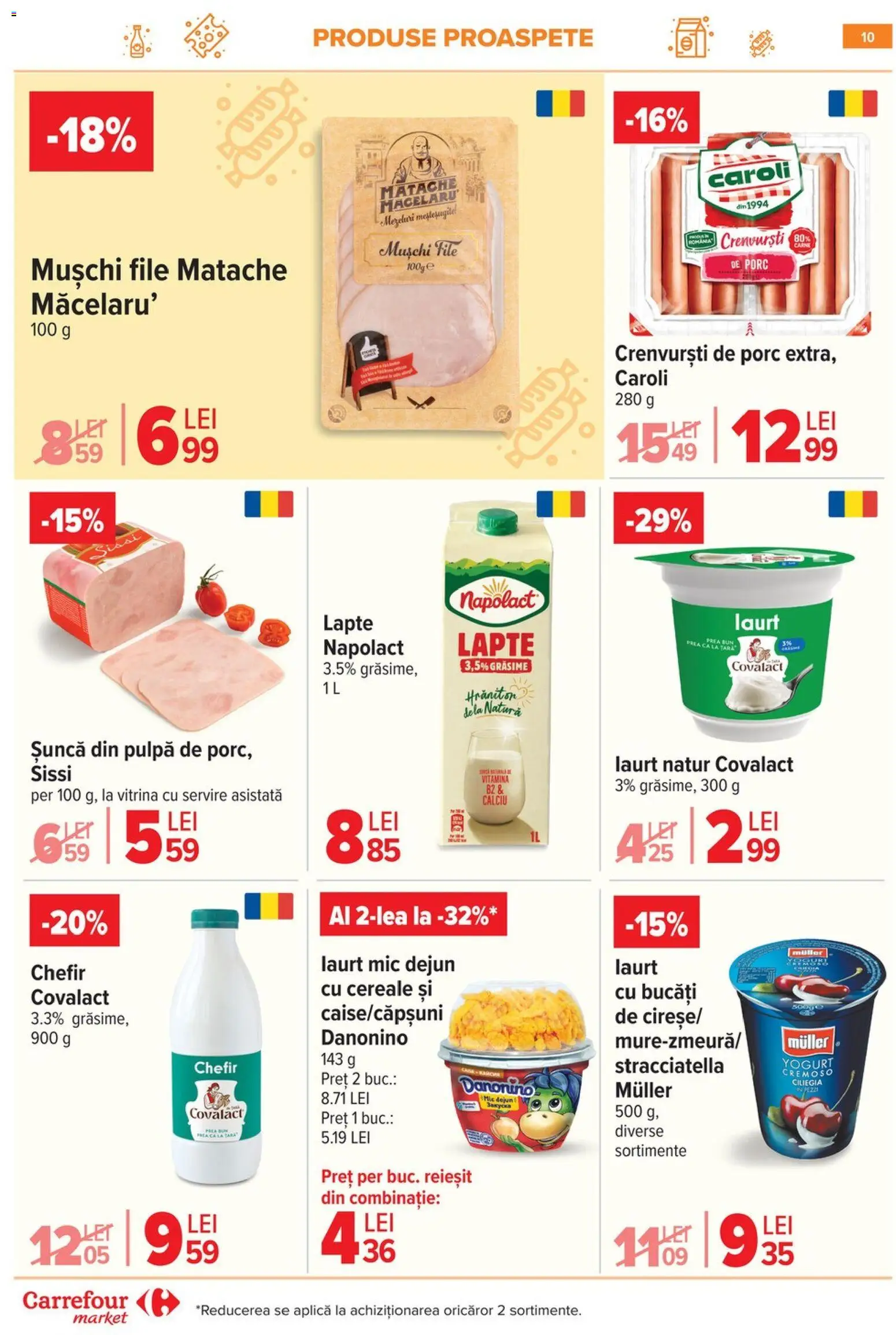 Catalog Carrefour 25 Februarie - 7 Martie 2026 | Pagina 11 | Produse: Vitrină, Crenvurști, Lapte, Cereale