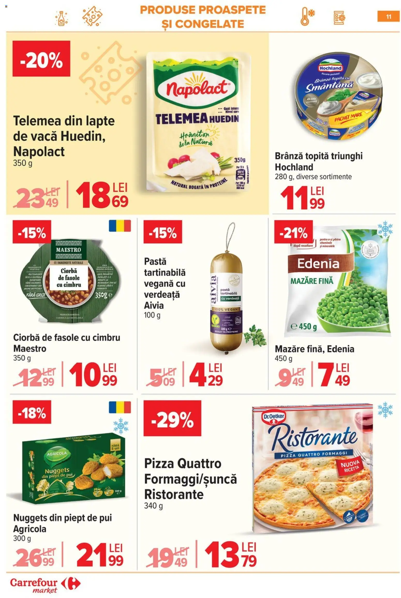 Catalog Carrefour 25 Februarie - 7 Martie 2026 | Pagina 12 | Produse: Hacıyatmaz Kedi Oyuncağı, Brânză, Pizza, Verdeață