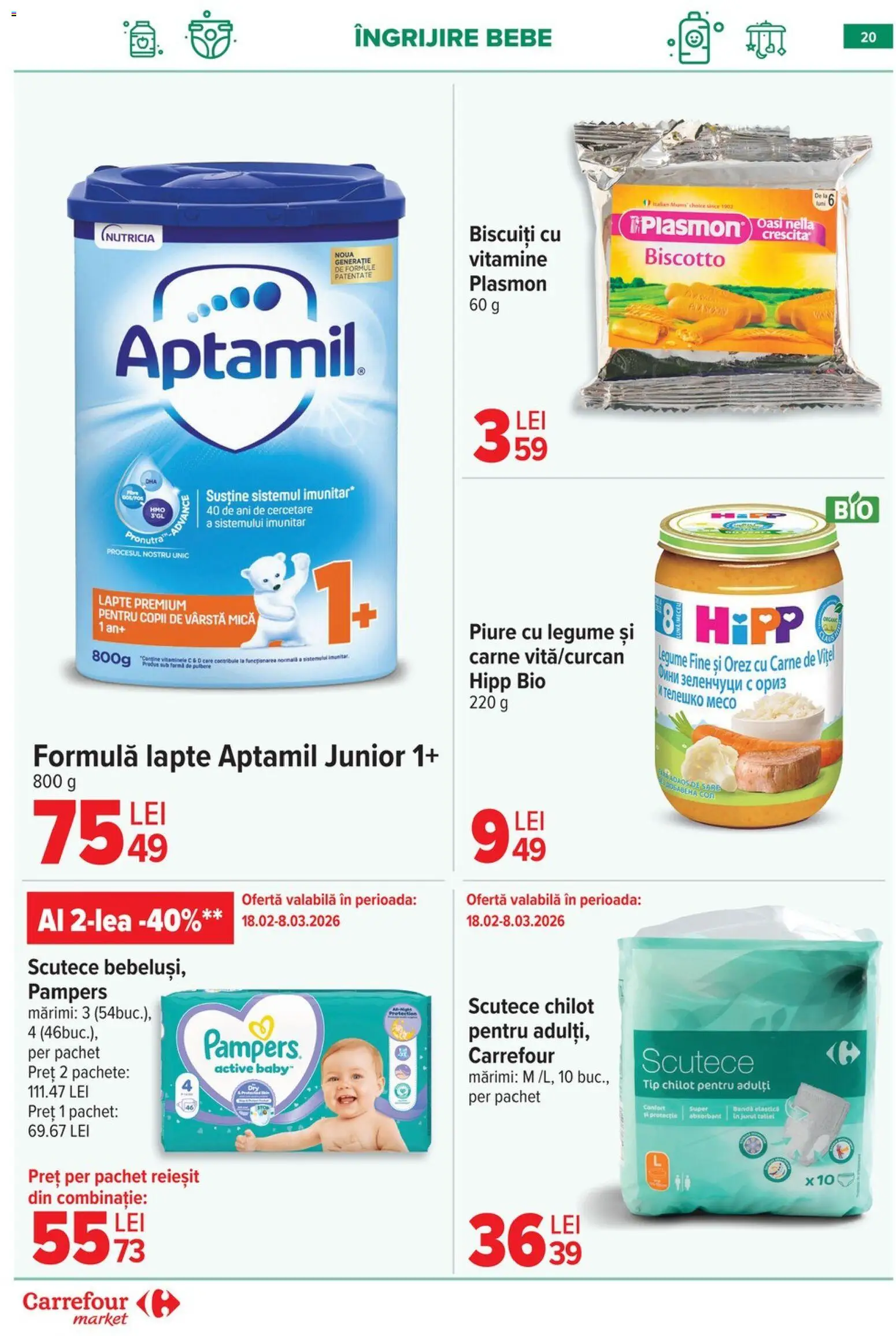 Catalog Carrefour 25 Februarie - 7 Martie 2026 | Pagina 21 | Produse: Şerit ödül, Lapte, Orez, Legume