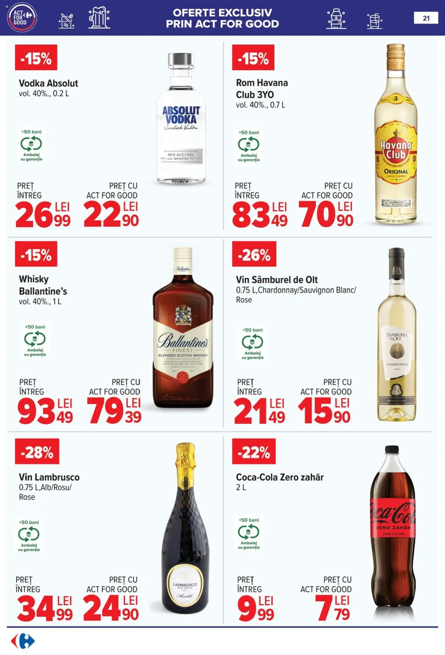 Catalog Carrefour 25 Februarie - 7 Martie 2026 | Pagina 22 | Produse: Vin, Klementiinit, Rom, Vodka