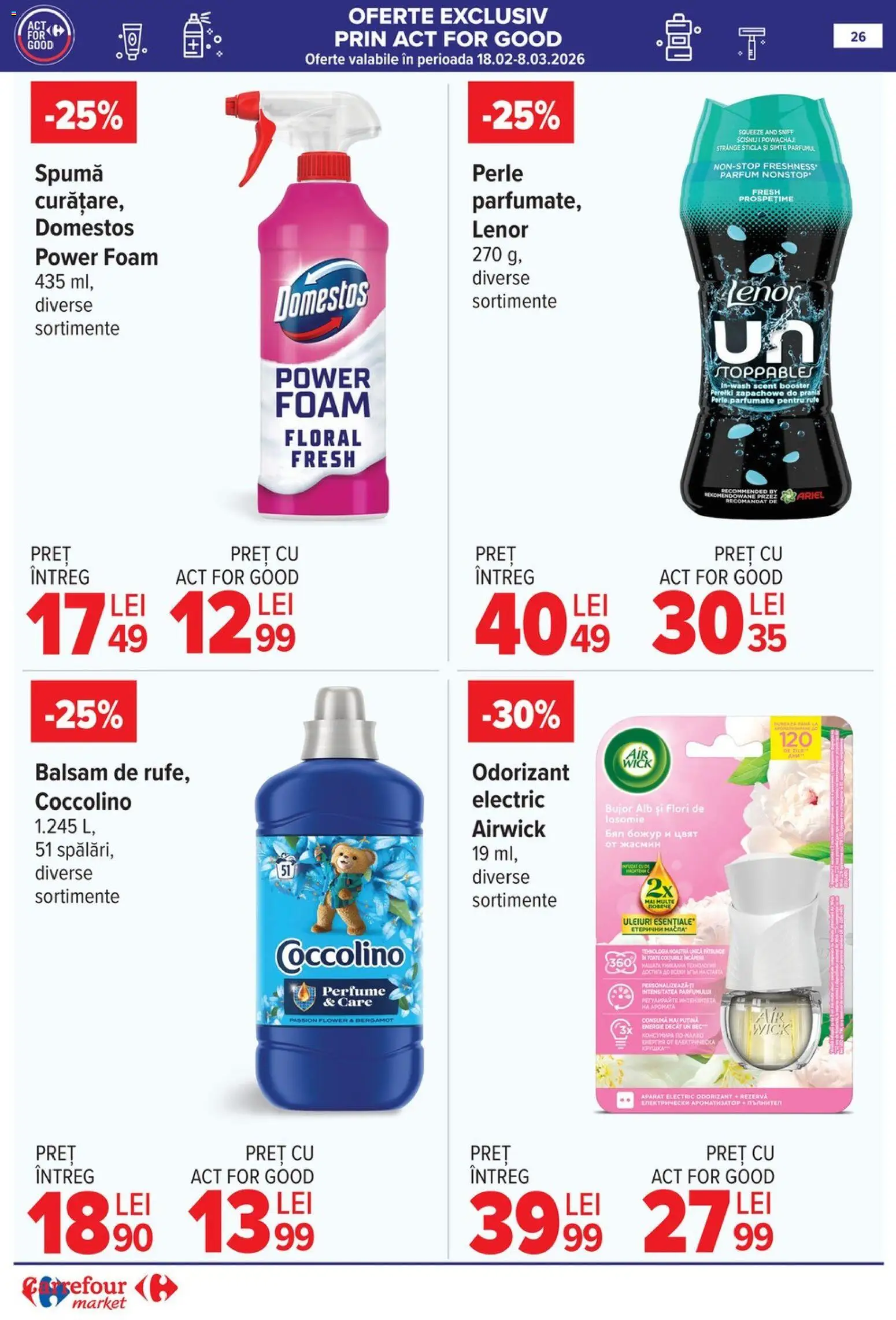 Catalog Carrefour 25 Februarie - 7 Martie 2026 | Pagina 28 | Produse: Akrilik boya, Parfum, Balsam