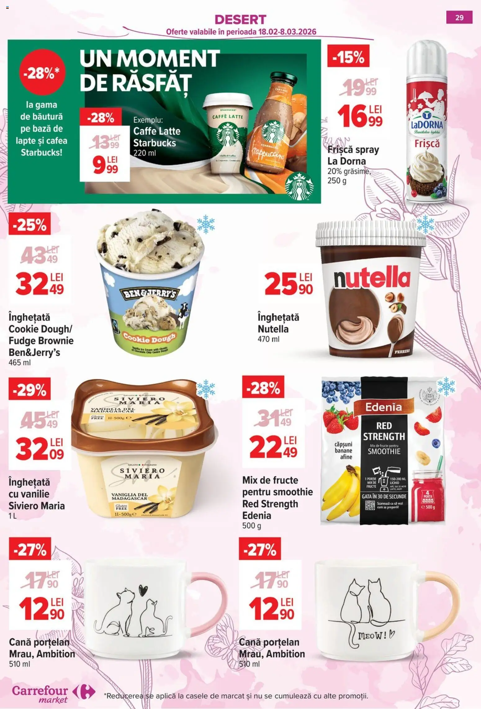 Catalog Carrefour 25 Februarie - 7 Martie 2026 | Pagina 31 | Produse: Căpșuni, Înghețată, Smoothie, Fructe