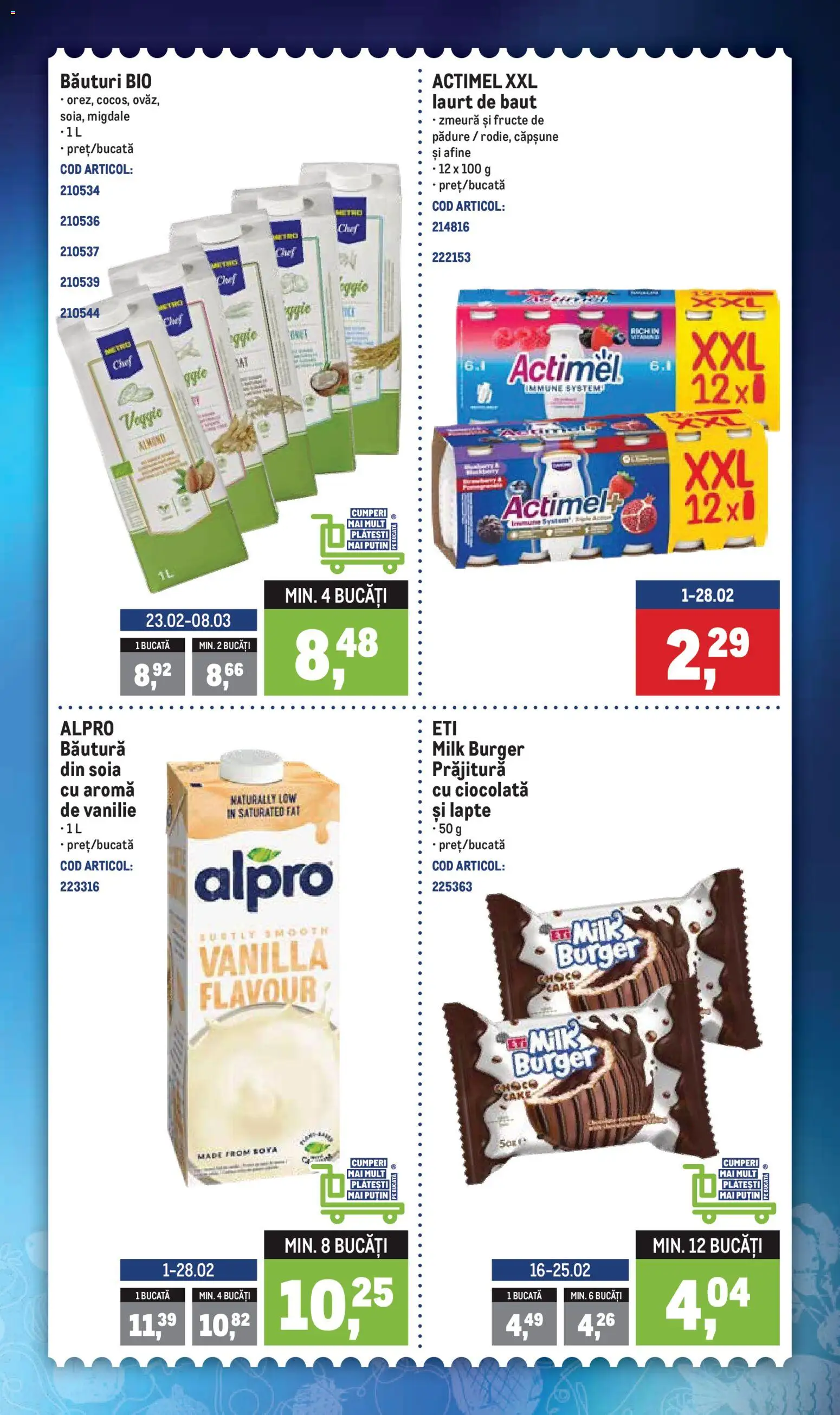 Catalog METRO 23 - 28 Februarie 2026 | Pagina 2 | Produse: Prăjitură, Migdale, Lapte, Ciocolată