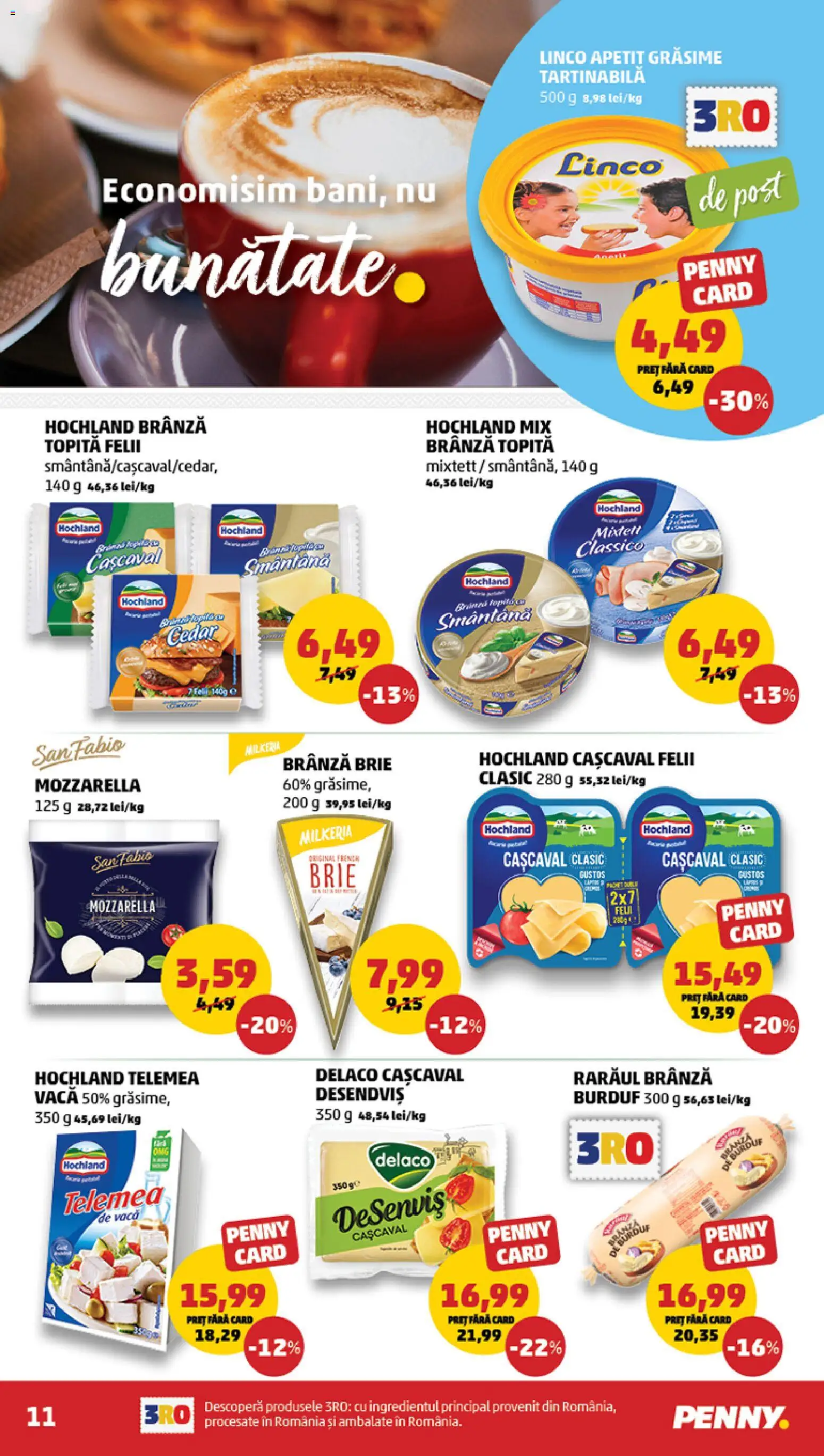 Catalog PENNY Market 25 Februarie - 2 Martie 2026 | Pagina 11 | Produse: Light Kedi Konservesi, Mozzarella, Brânză, Smântână