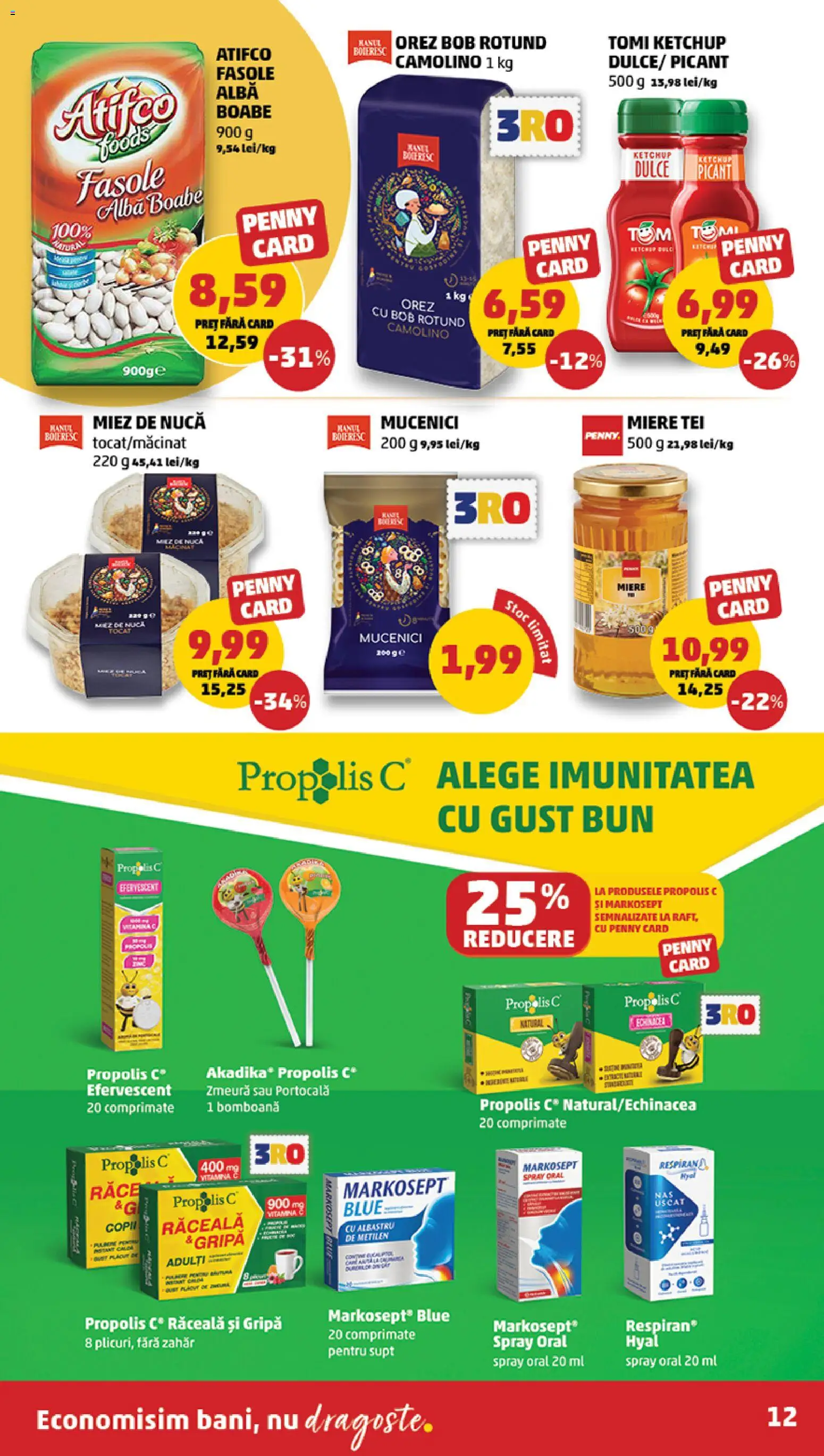 Catalog PENNY Market 25 Februarie - 2 Martie 2026 | Pagina 12 | Produse: Zmeură, Ketchup, Fasole albă, Propolis