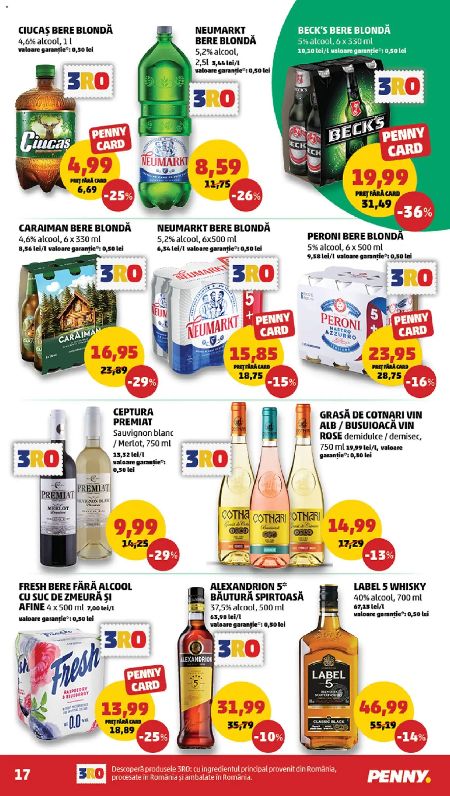 Catalog PENNY Market 25 Februarie - 2 Martie 2026 | Pagina 17 | Produse: Afine, Zmeură, Vin, Bere