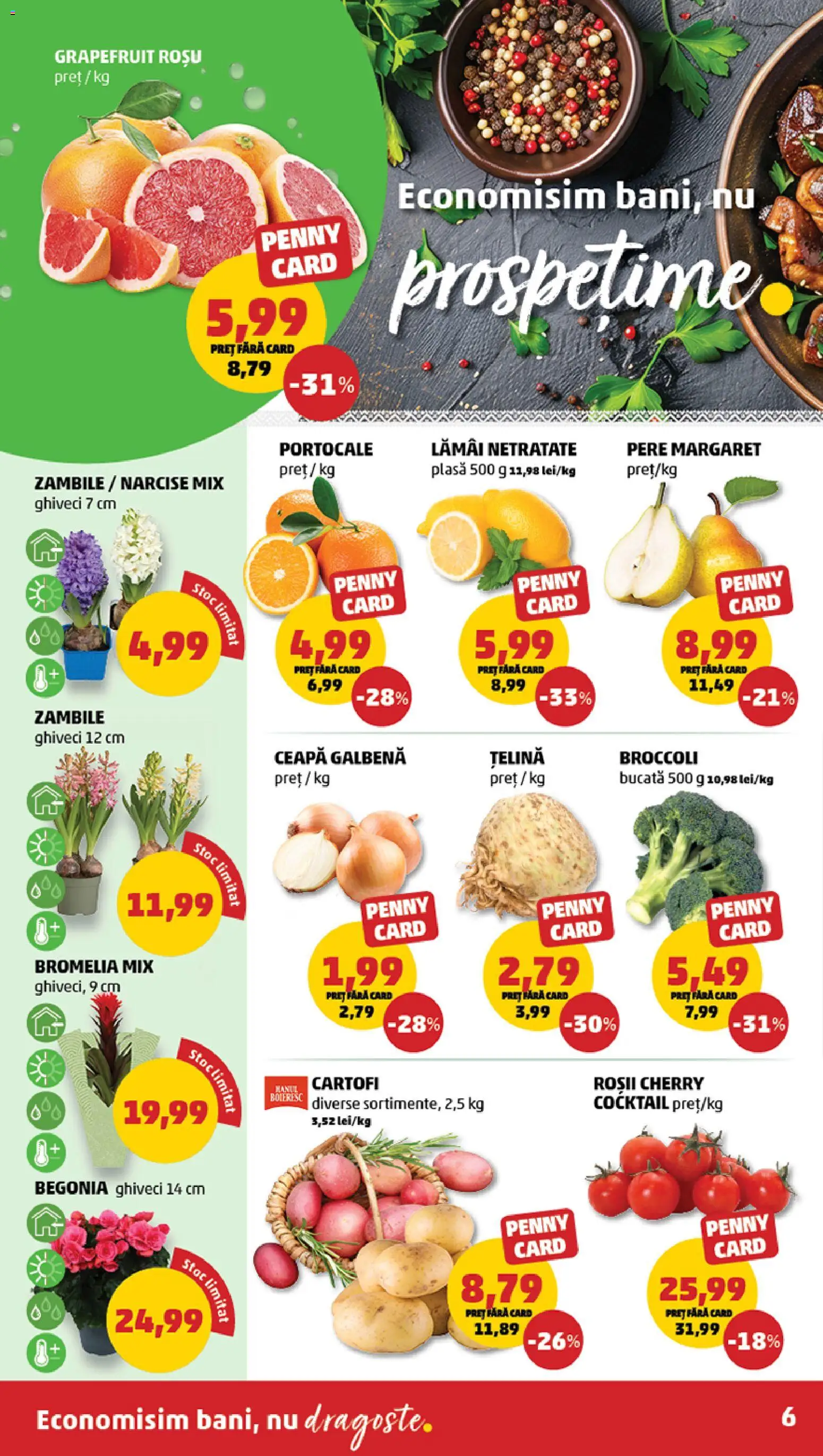 Catalog PENNY Market 25 Februarie - 2 Martie 2026 | Pagina 6 | Produse: Bromelia, Ghiveci, Portocale, Cocktail