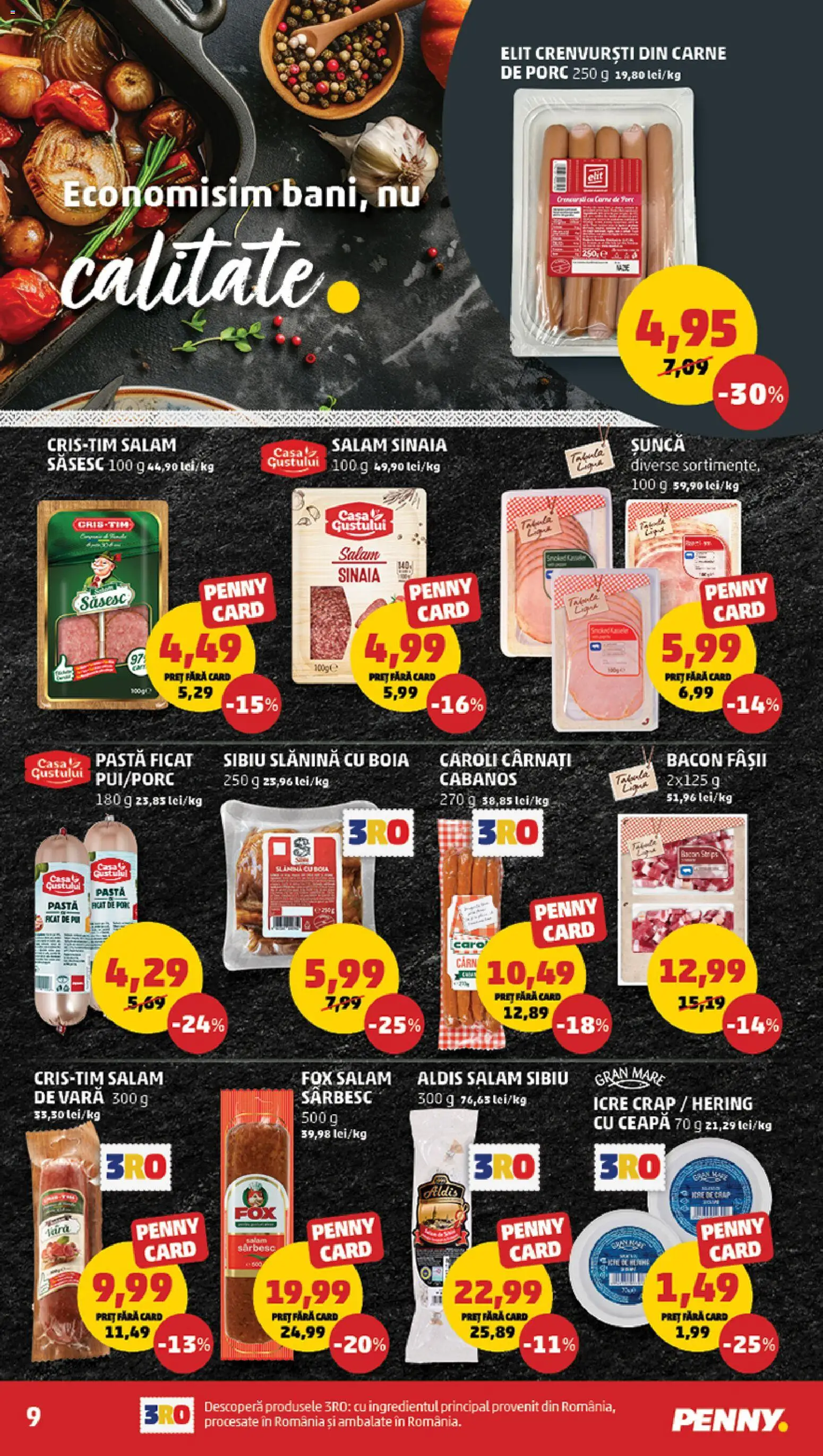 Catalog PENNY Market 25 Februarie - 2 Martie 2026 | Pagina 9 | Produse: Pate, Bacon, Ceapă, Cârnați