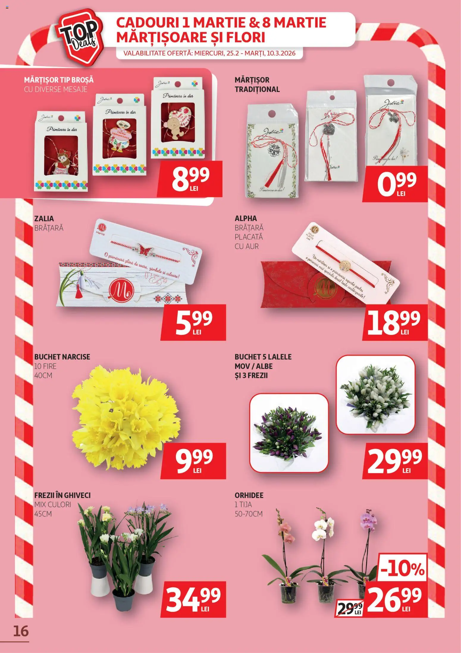 Catalog Auchan 25 Februarie - 9 Martie 2026 | Pagina 16 | Produse: Brățară, Orhidee, Broșă, Ghiveci