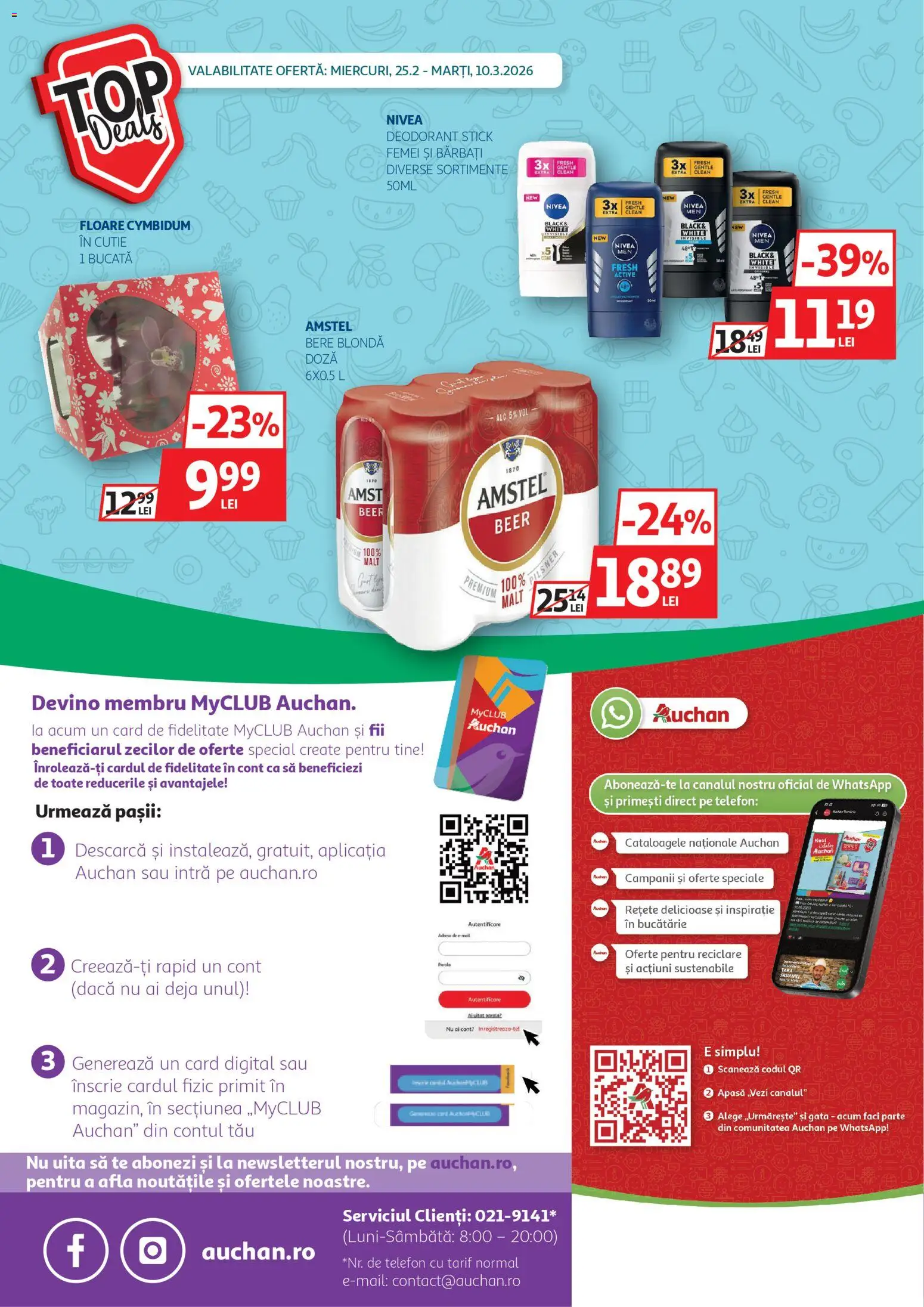 Catalog Auchan 25 Februarie - 9 Martie 2026 | Pagina 25 | Produse: Telefon, Bucătărie, Bere, Deodorant