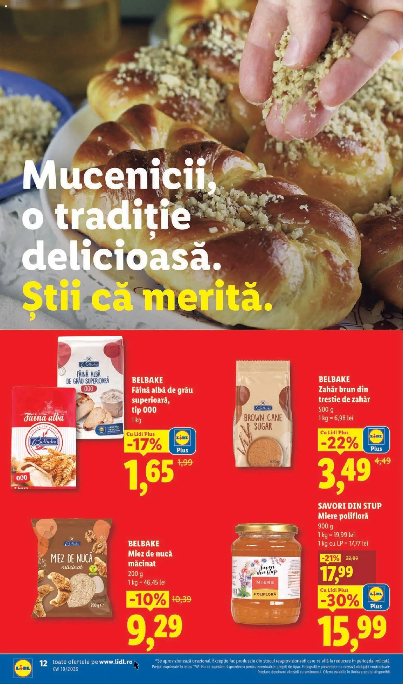 Catalog LIDL 2 - 7 Martie 2026 | Pagina 12 | Produse: Miere polifloră, Făină, Zahăr