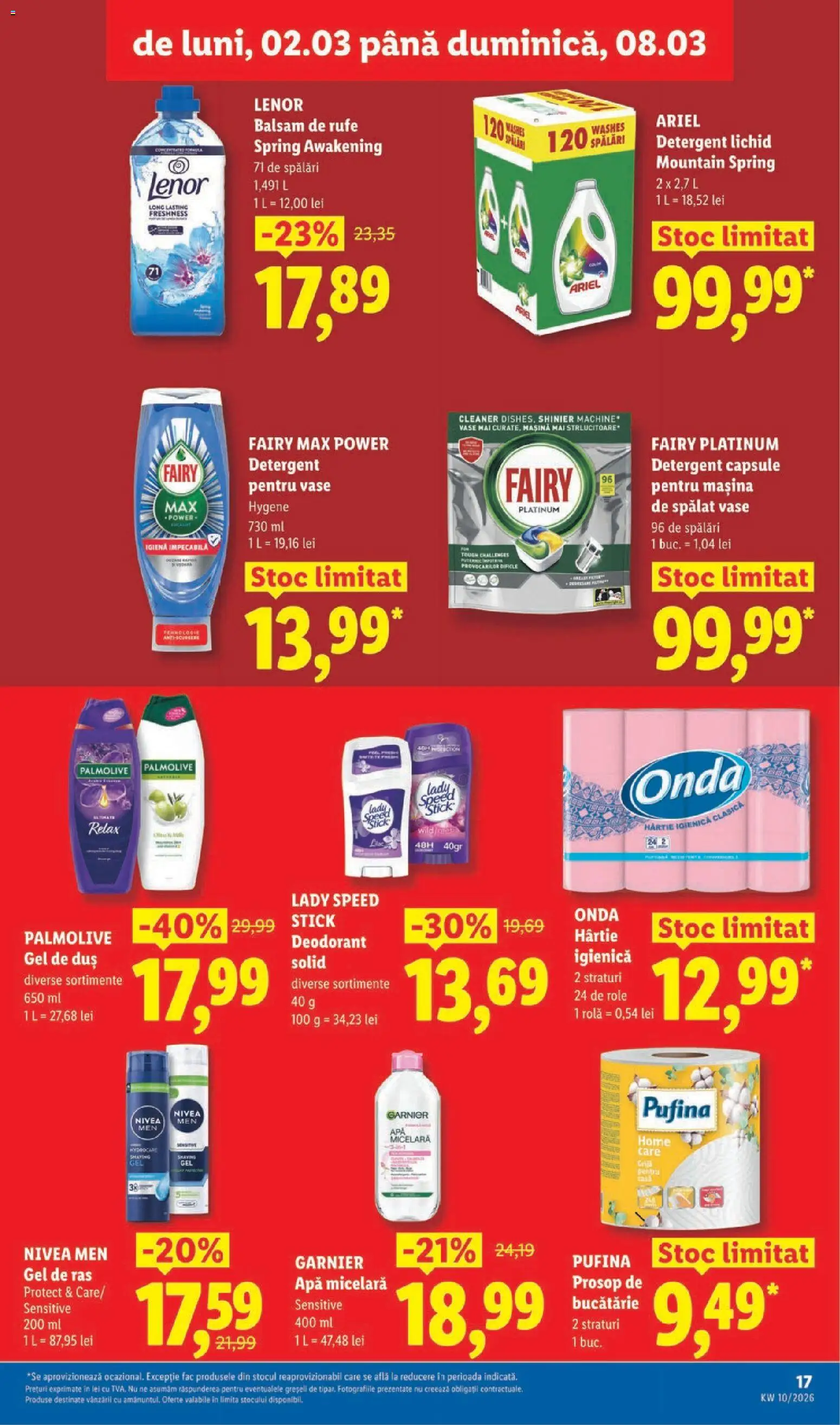 Catalog LIDL 2 - 7 Martie 2026 | Pagina 17 | Produse: Gel de ras, Balsam, Deodorant, Balsam de rufe