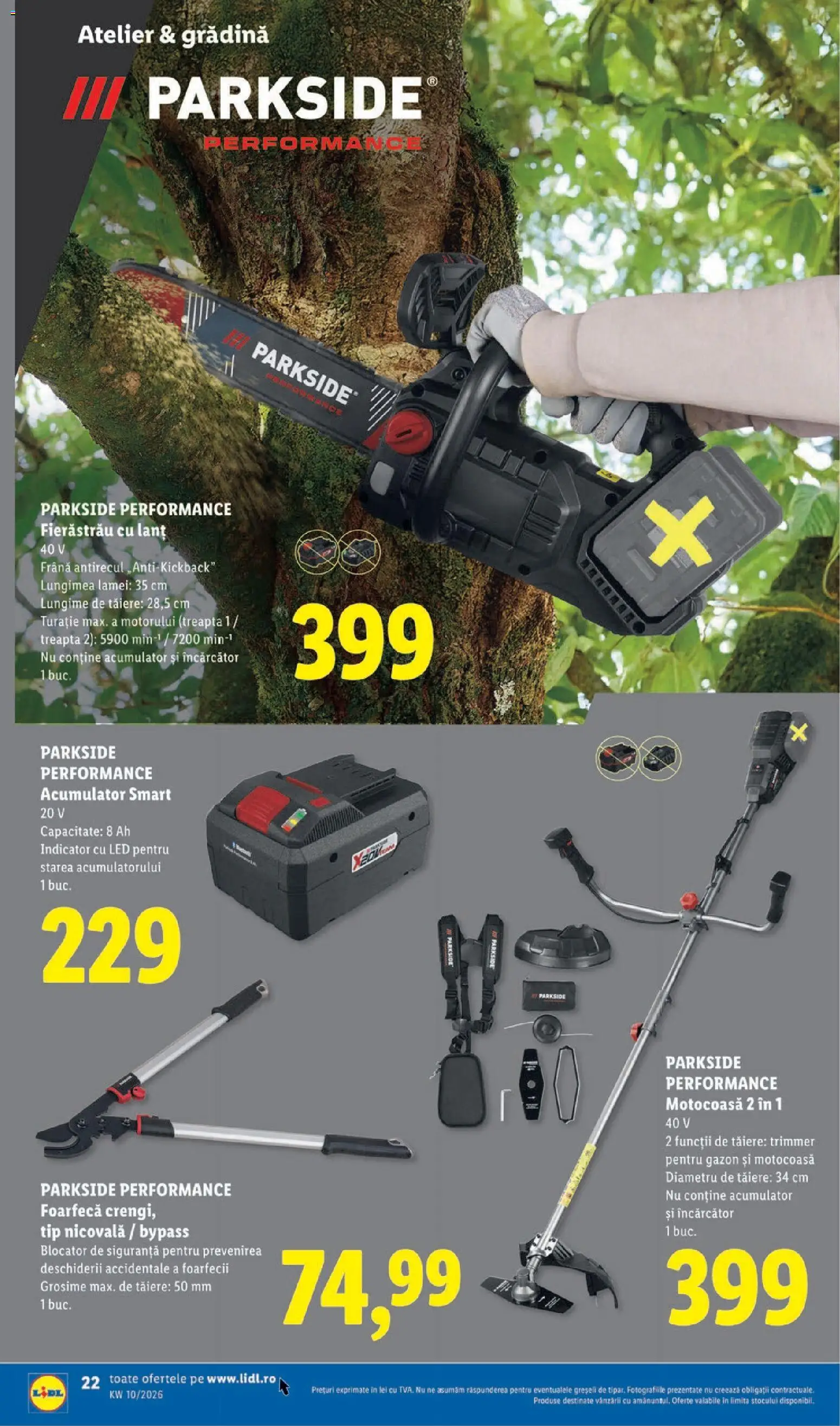 Catalog LIDL 2 - 7 Martie 2026 | Pagina 22 | Produse: Trimmer, Încărcător, Babak