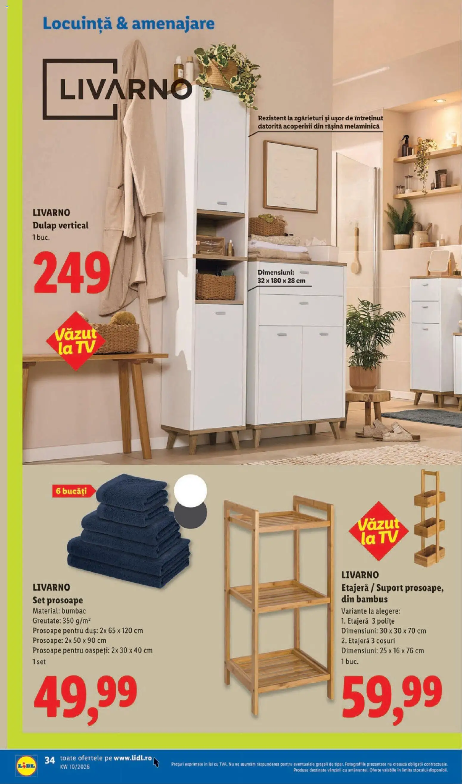 Catalog LIDL 2 - 7 Martie 2026 | Pagina 34 | Produse: Duș, Etajeră