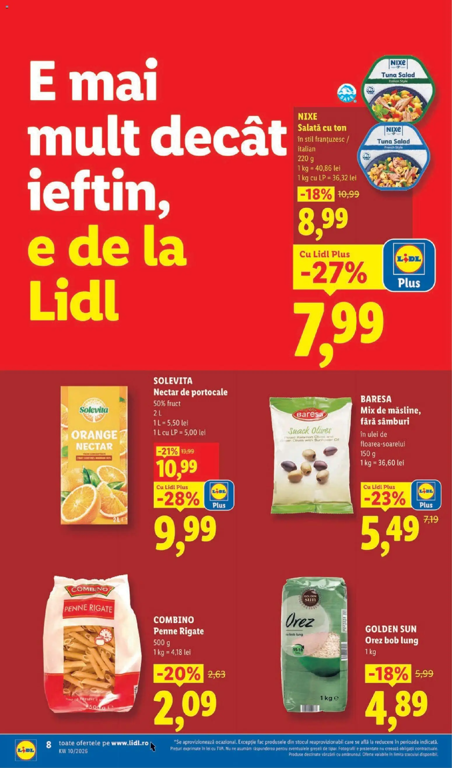 Catalog LIDL 2 - 7 Martie 2026 | Pagina 8 | Produse: Ulei, Portocale, Orez, Salată