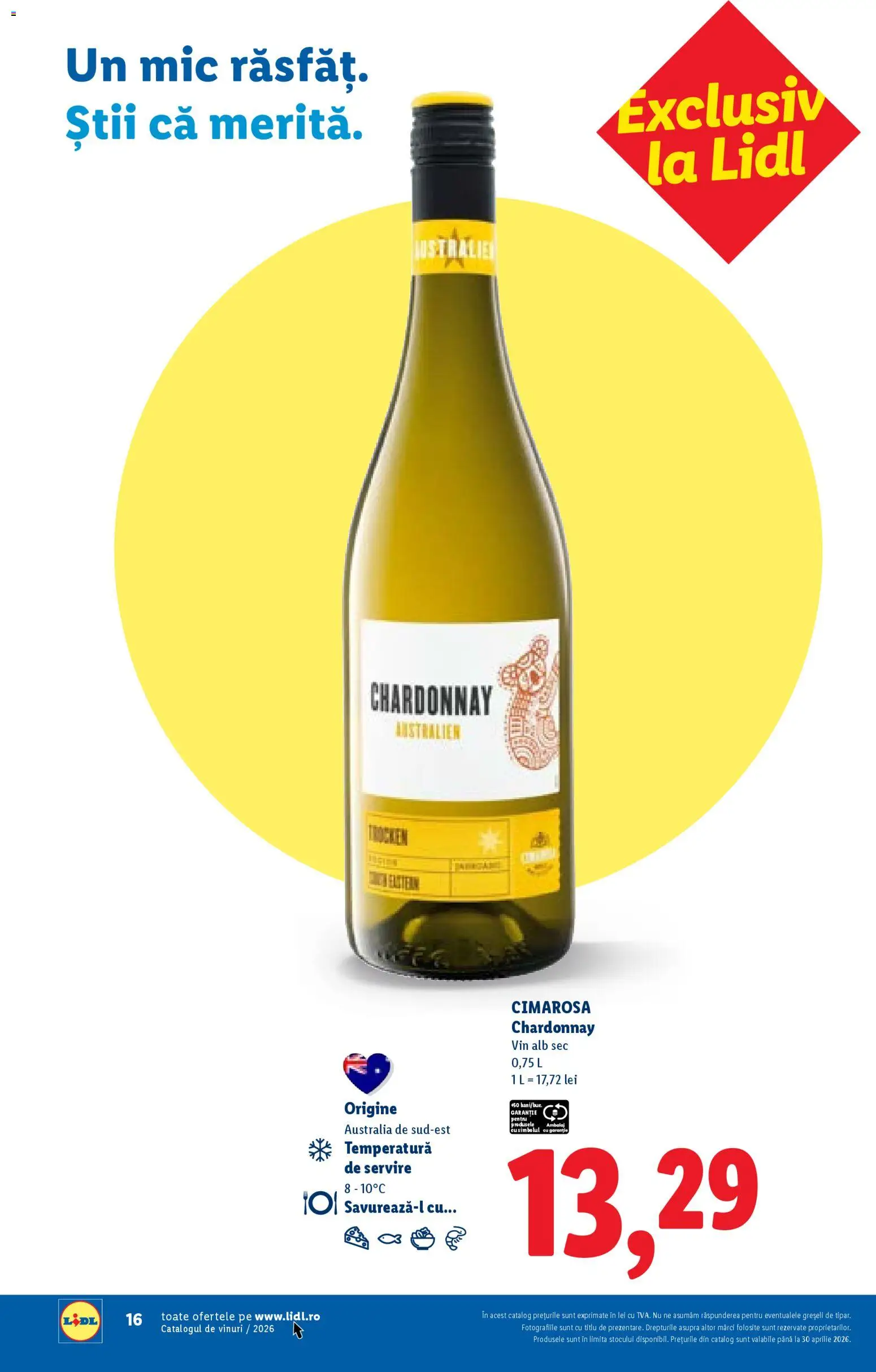 Catalog LIDL 23 Februarie - 29 Aprilie 2026 | Pagina 16 | Produse: Vin