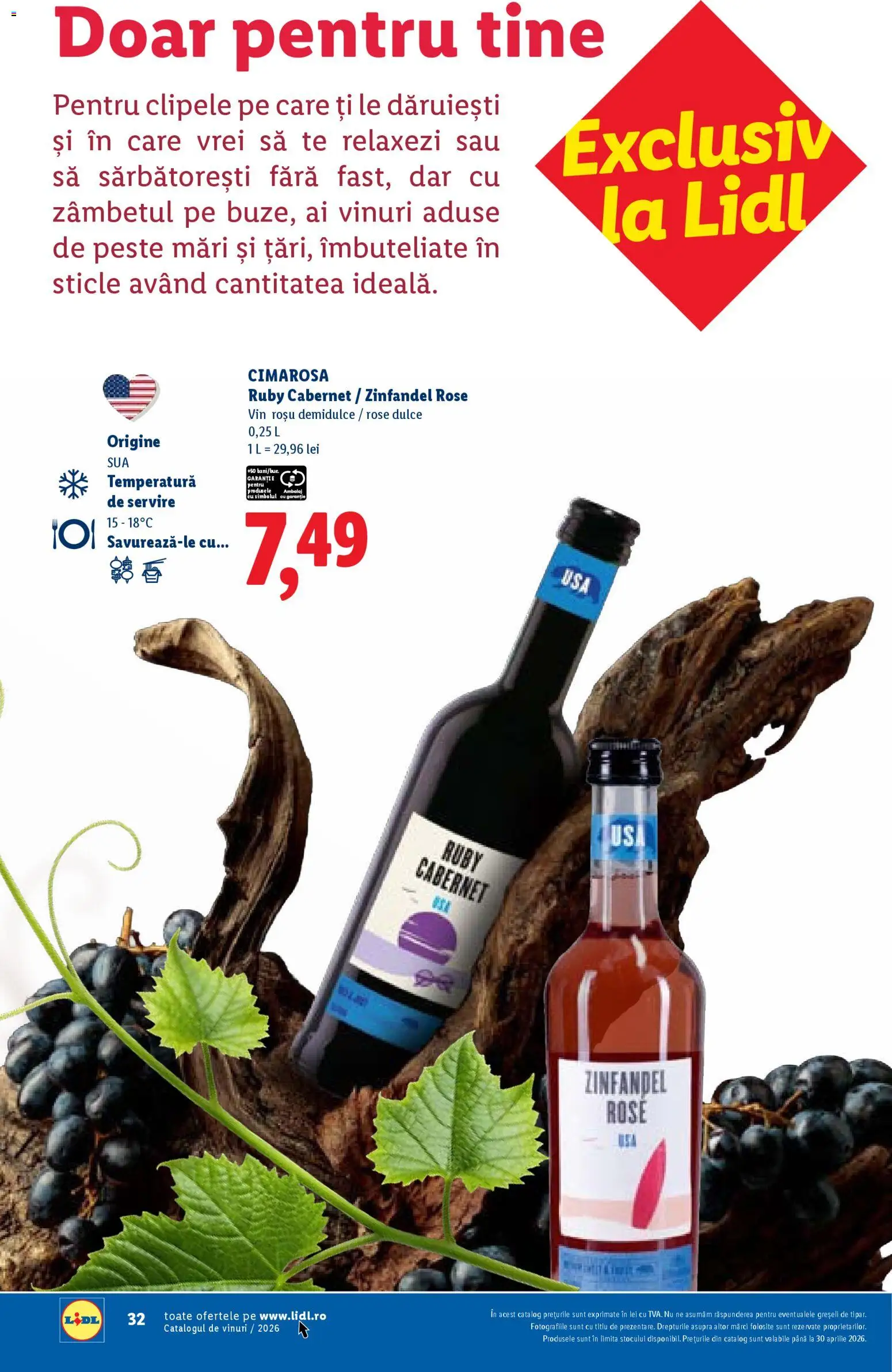 Catalog LIDL 23 Februarie - 29 Aprilie 2026 | Pagina 32 | Produse: Vin, Pește