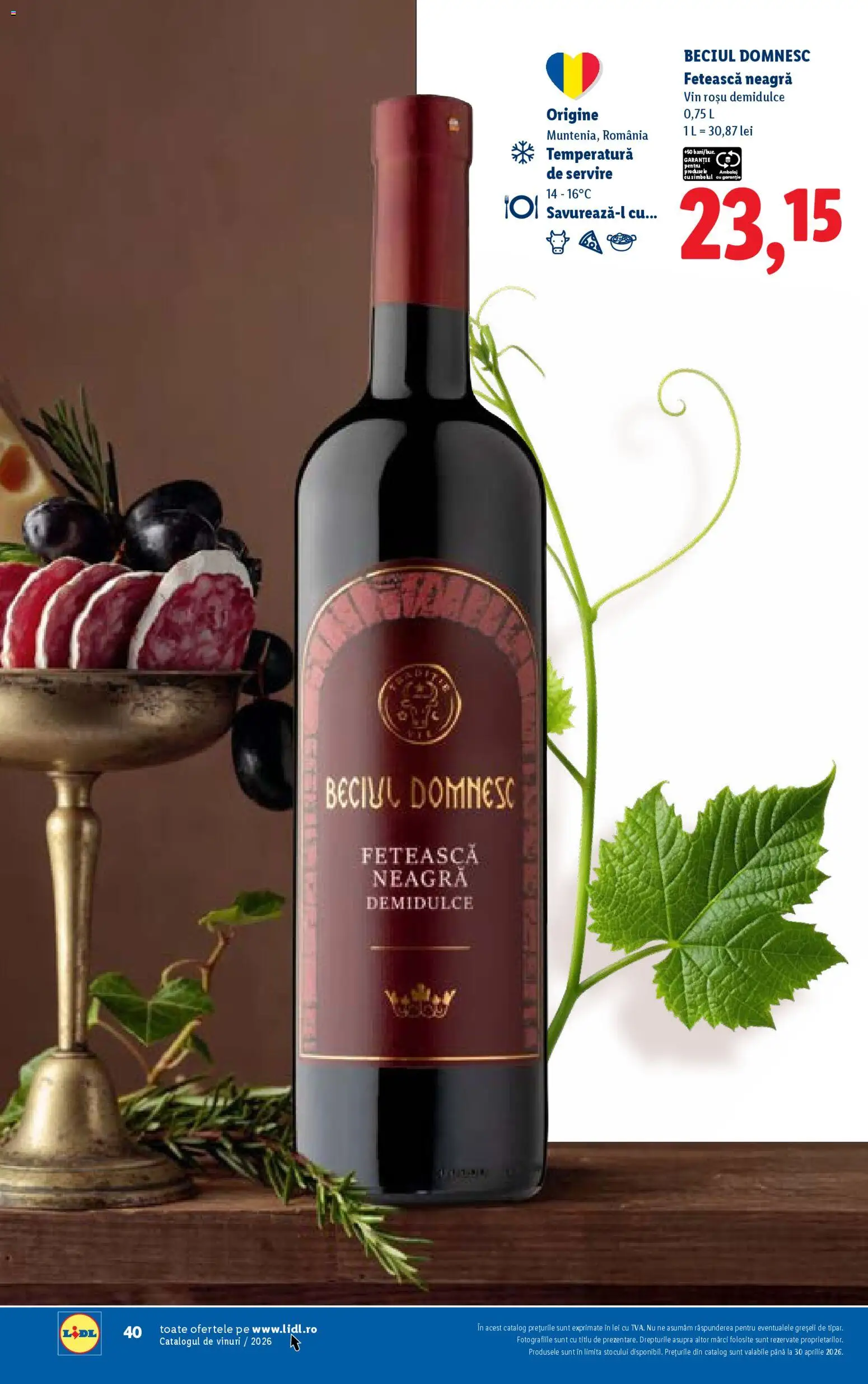 Catalog LIDL 23 Februarie - 29 Aprilie 2026 | Pagina 40 | Produse: Vin